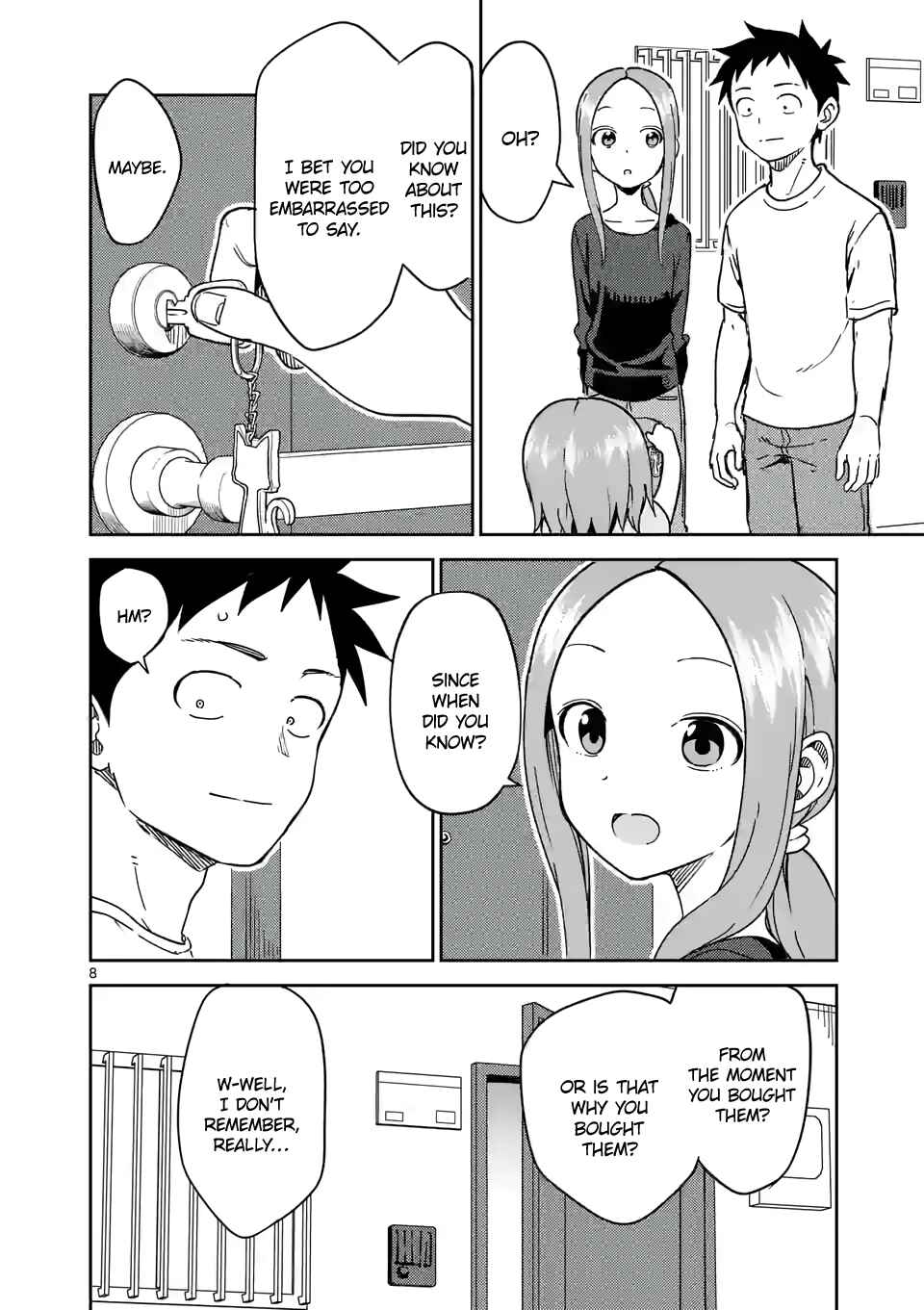 Karakai Jouzu no (Moto) Takagi-san Chapter 239 - Page 8