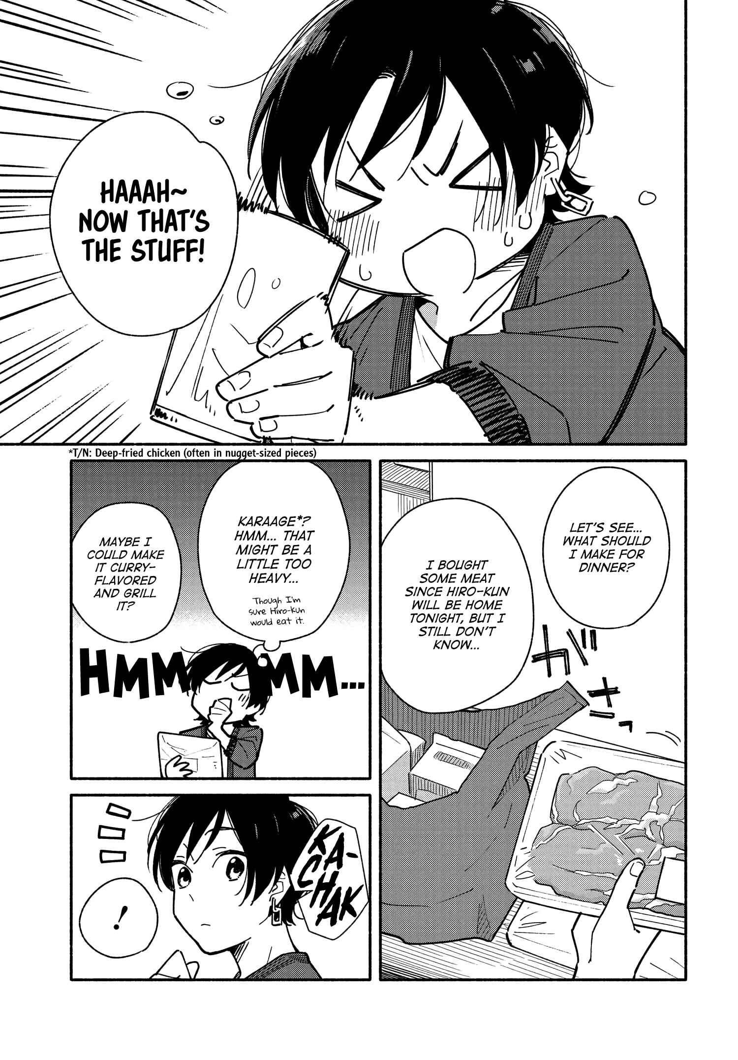 Aikagi-kun to Shiawase Gohan Chapter 9 - Page 7