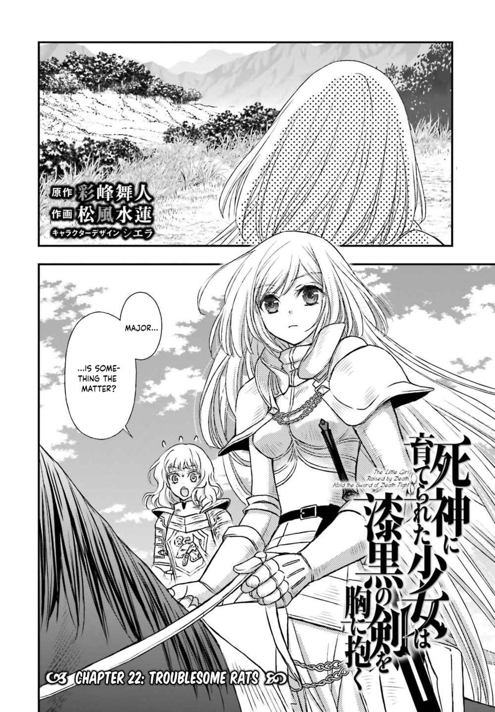 Shinigami ni Sodaterareta Shoujo wa Shikkoku no Tsurugi o Mune ni Idaku Chapter 22 - Page 3