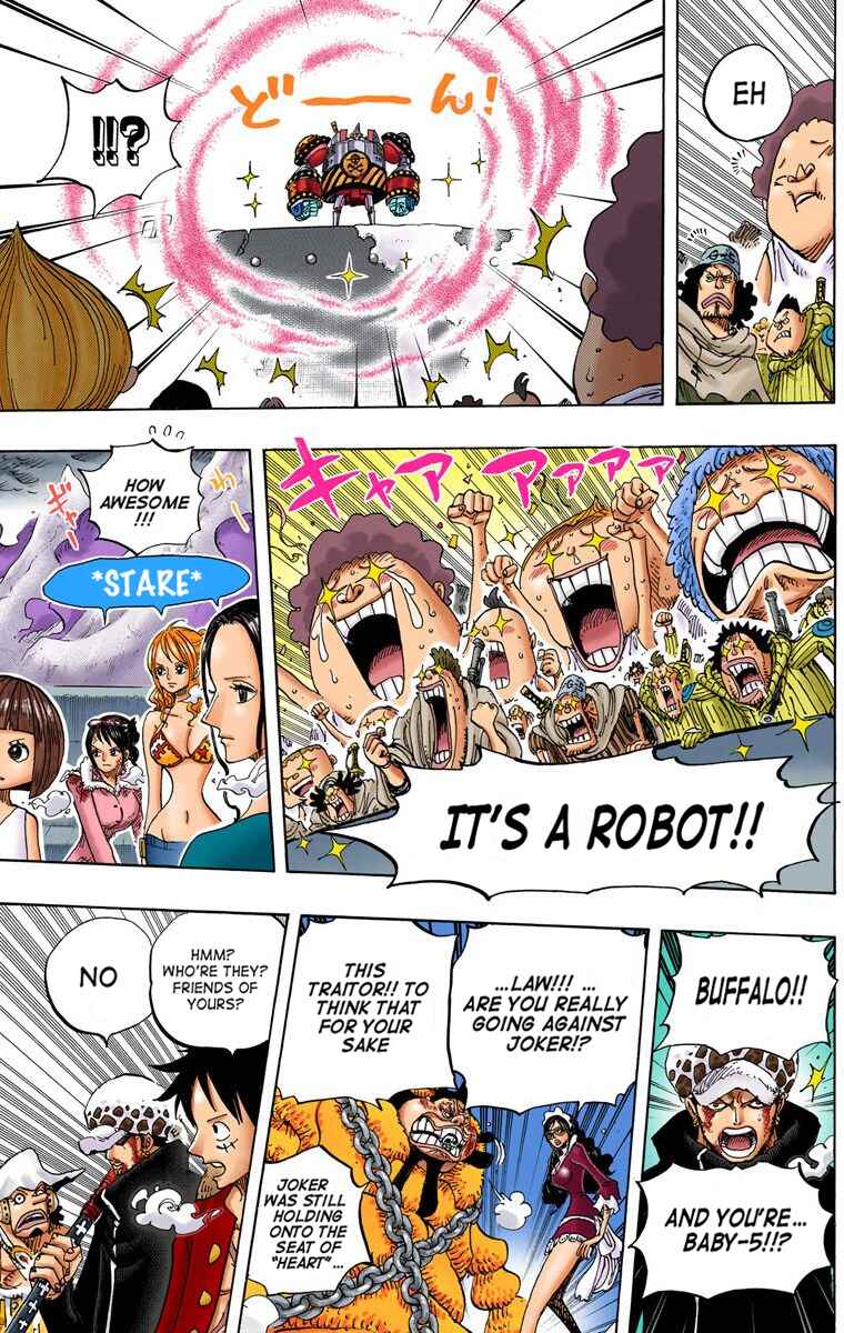 One Piece (Official Colored) Chapter 695 - Page 9