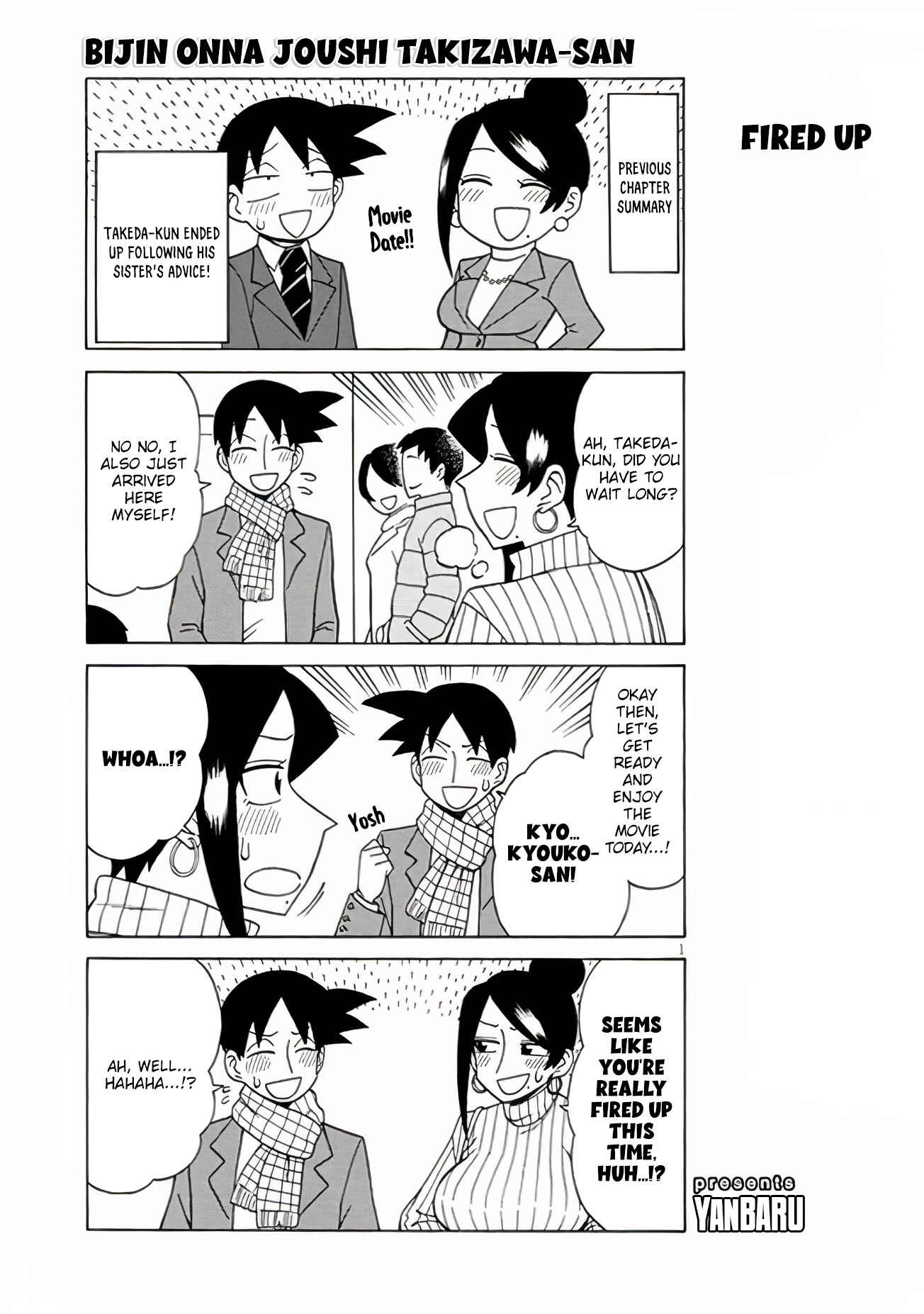 Bijin Onna Joushi Takizawa-san Chapter 109 - Page 1