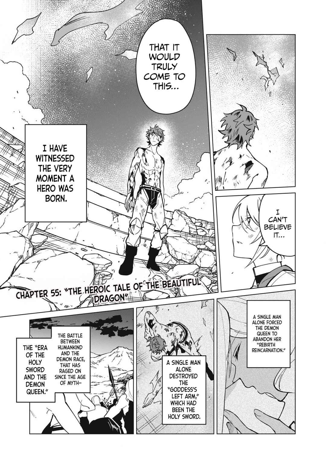 Biryuu Enshoutan ~Jikokouteikan ga Gekitei na Dragon-kyuu Bishoujo Maou wo, Yuusha ga Icharabu de Taijisuru Ohanashi~ Chapter 55 - Page 2