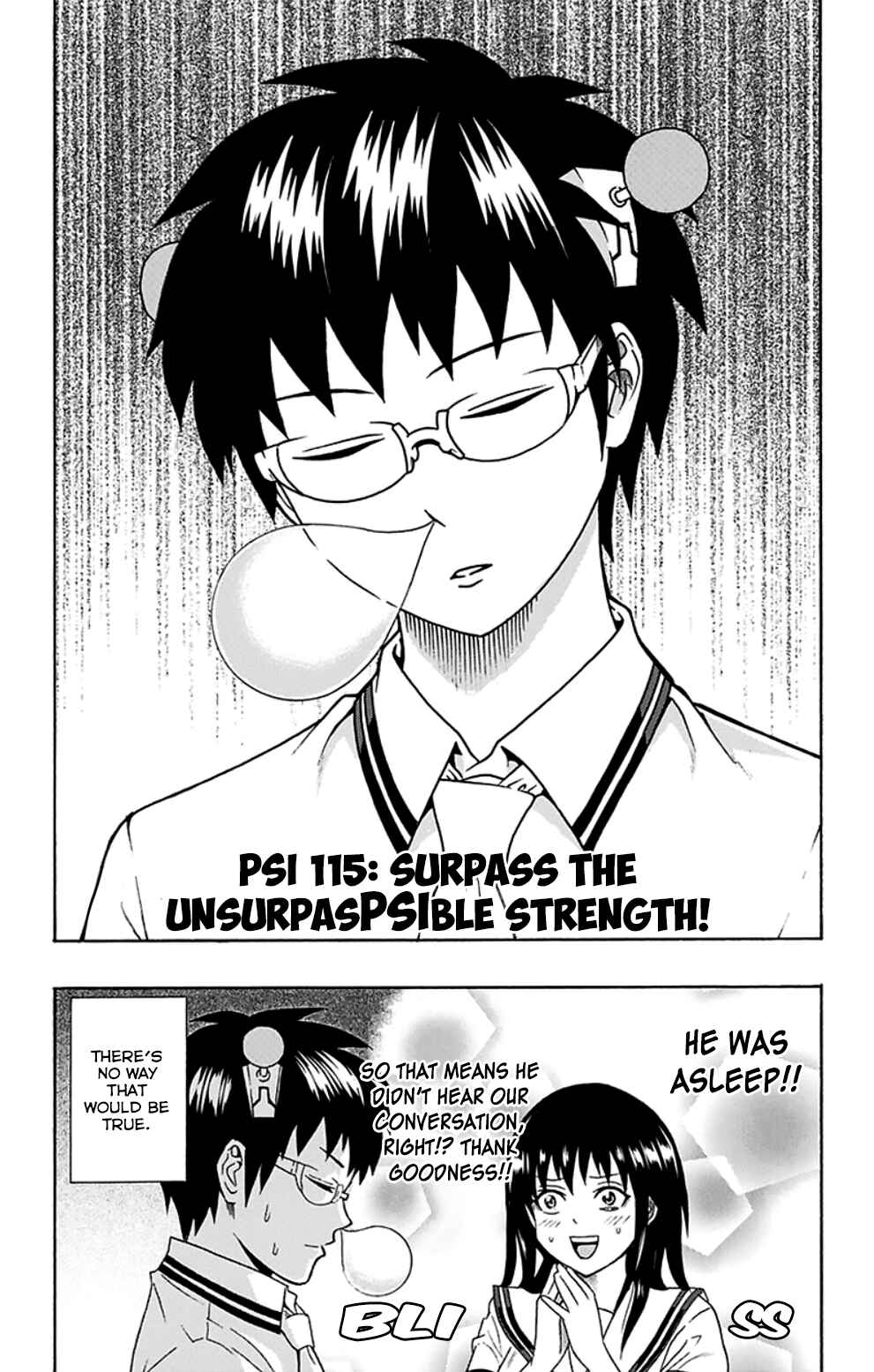 The Disastrous Life of Saiki K. Chapter 115 - Page 4