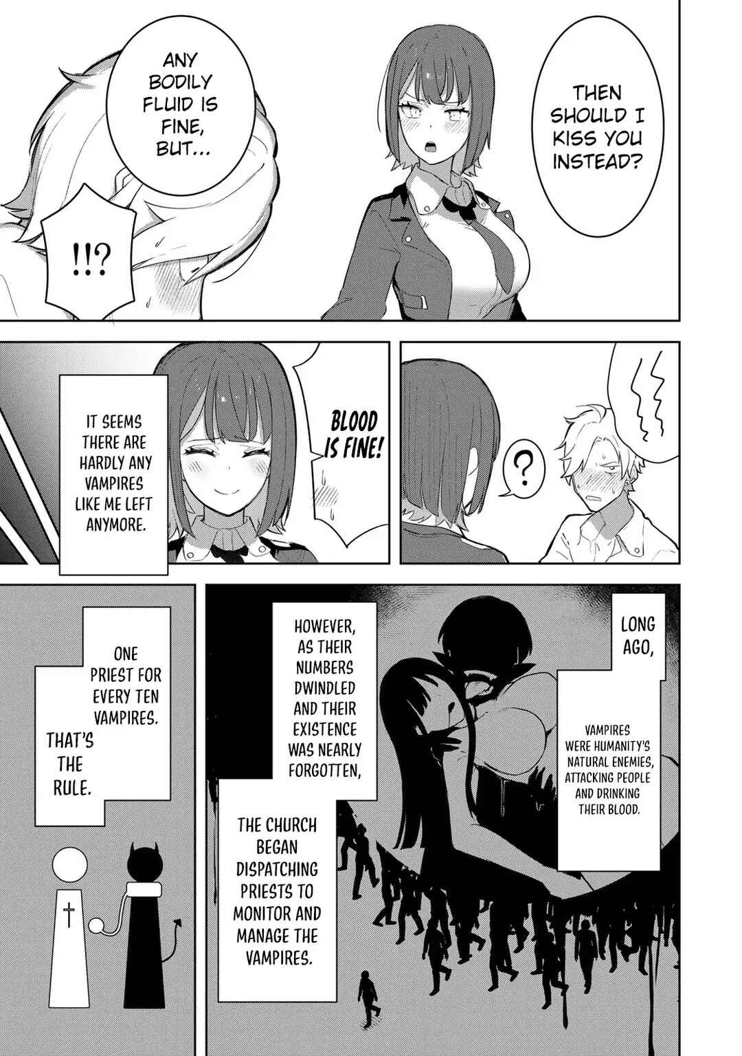 Kyuuketsuki-san wa Chitoraretai Chapter 1 - Page 8