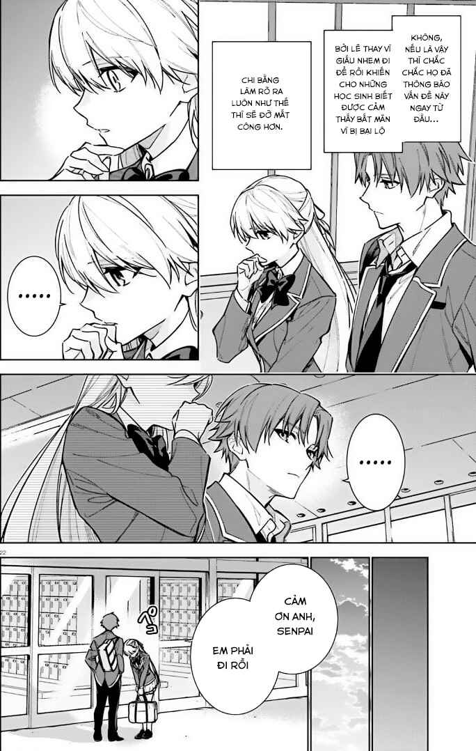 Youkoso Jitsuryoku Shijou Shugi no Kyoushitsu e: 2-nensei-hen Chapter 11 - Page 22