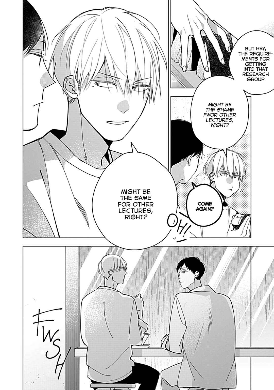 Boku-tachi wa Mada Aoku: Daigaku Nyuugaku-hen Chapter 3 - Page 7