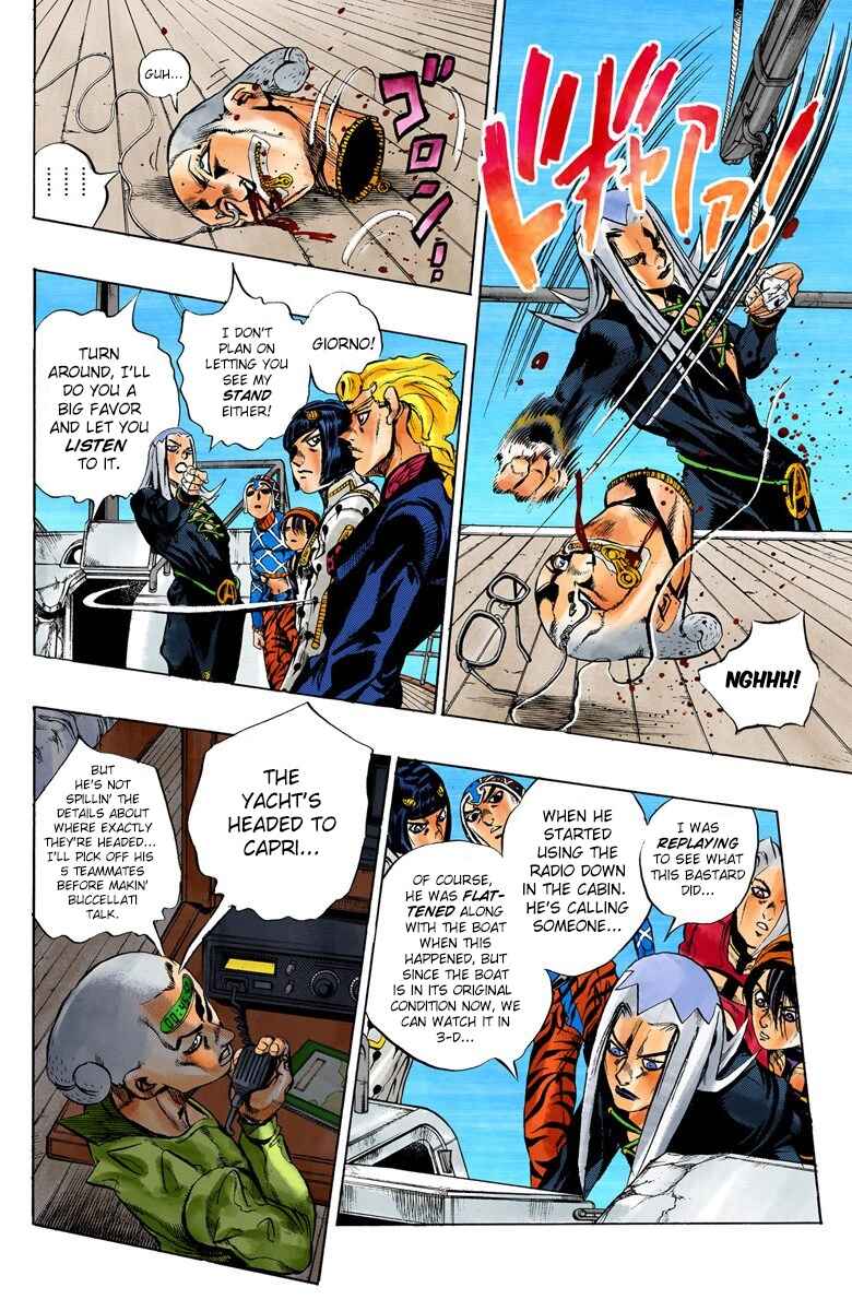 JoJo no Kimyou na Bouken: Part 5 - Ougon no Kaze Color-ban Chapter 23 - Page 13