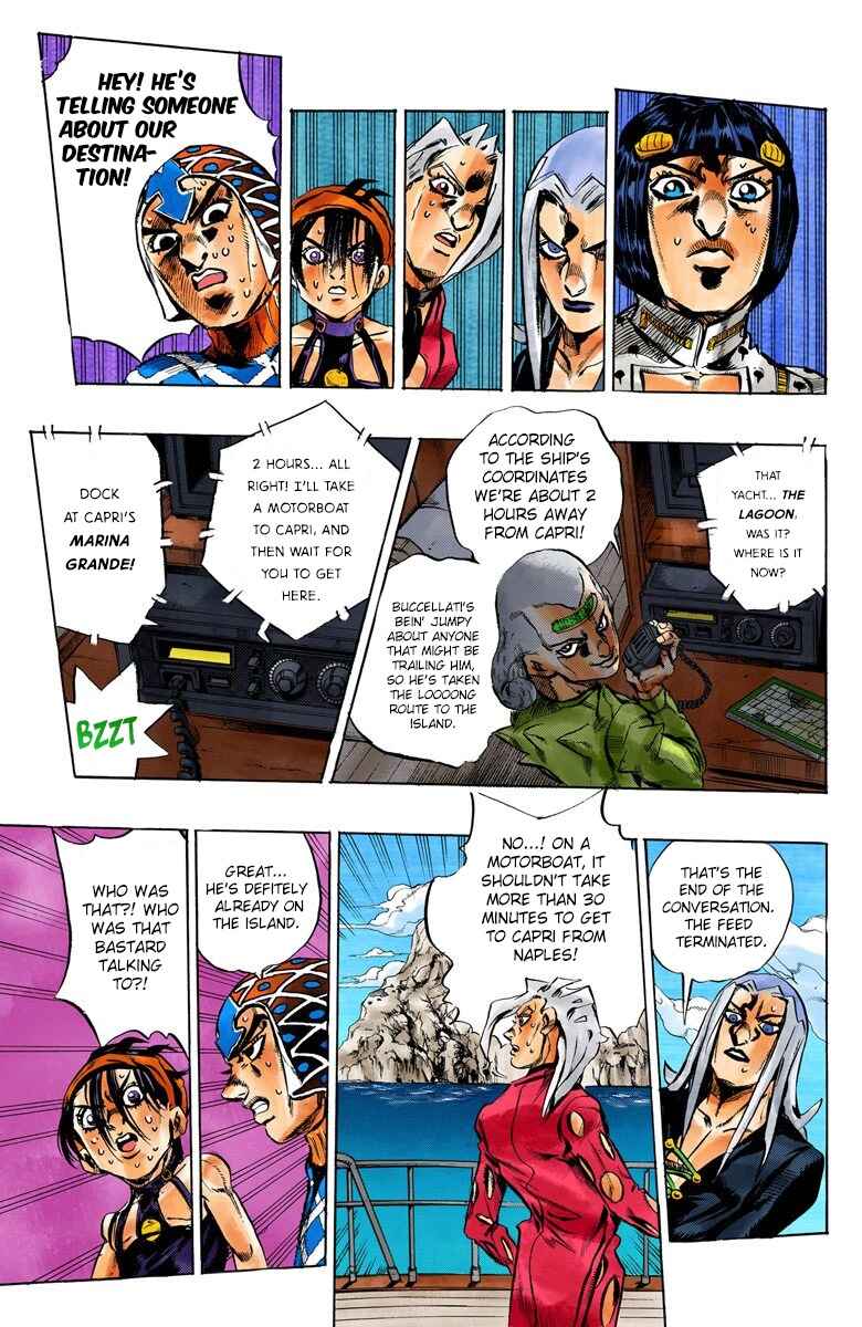 JoJo no Kimyou na Bouken: Part 5 - Ougon no Kaze Color-ban Chapter 23 - Page 14