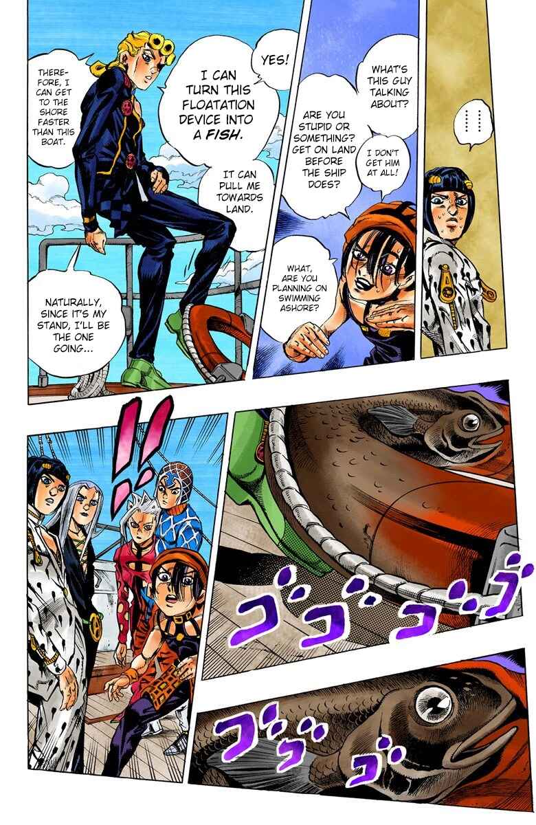 JoJo no Kimyou na Bouken: Part 5 - Ougon no Kaze Color-ban Chapter 23 - Page 17