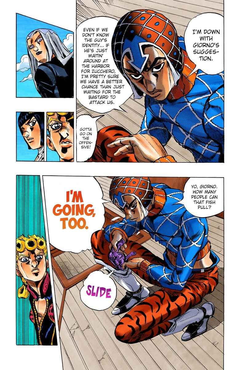 JoJo no Kimyou na Bouken: Part 5 - Ougon no Kaze Color-ban Chapter 23 - Page 19