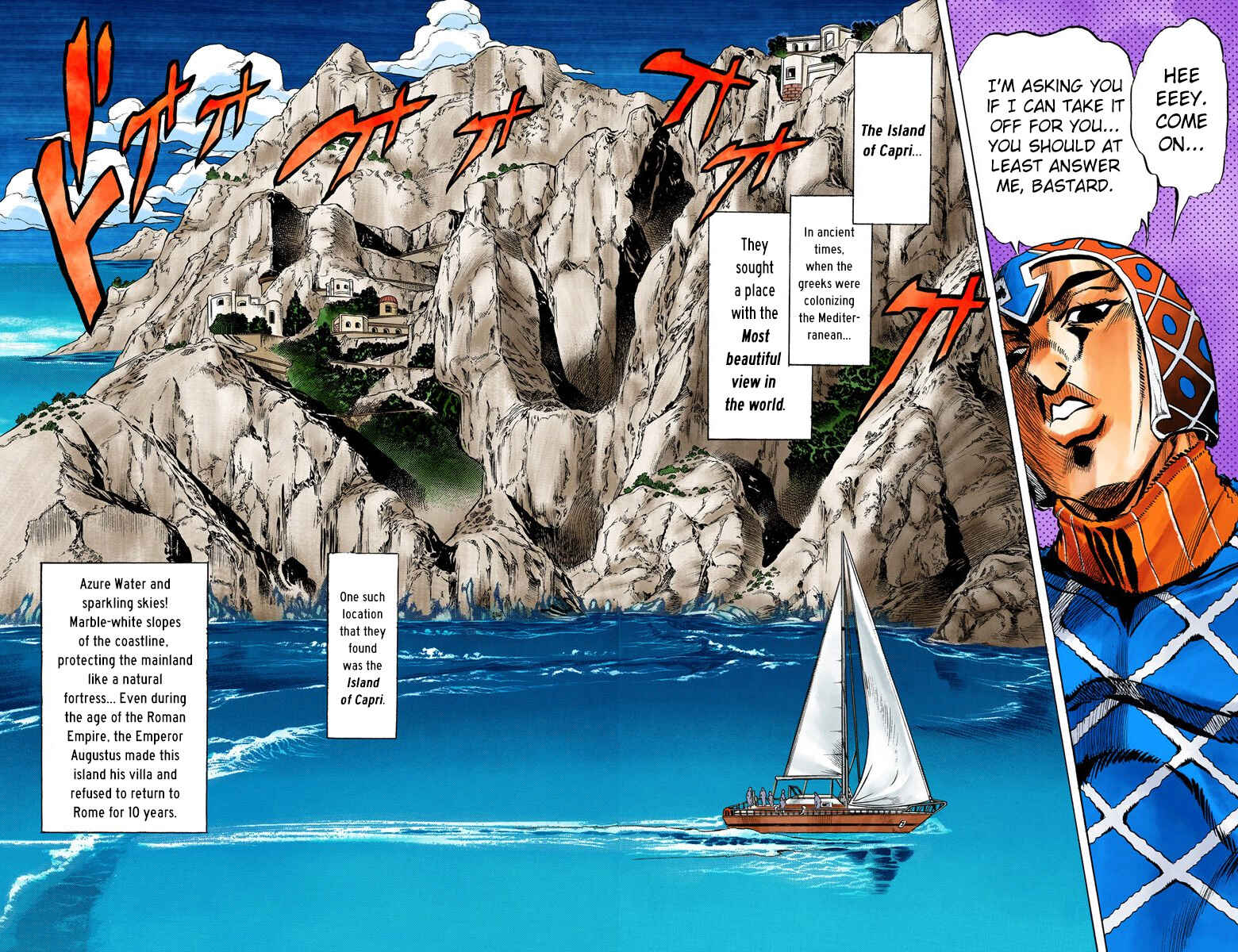 JoJo no Kimyou na Bouken: Part 5 - Ougon no Kaze Color-ban Chapter 23 - Page 4