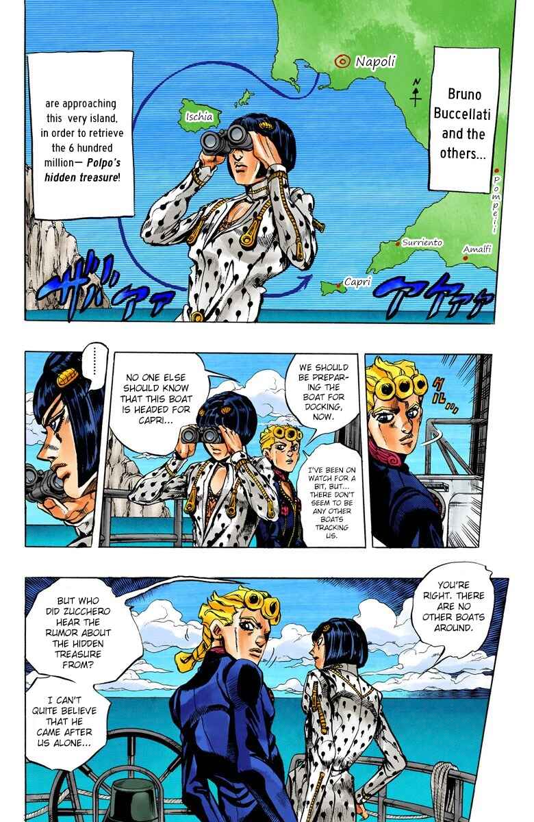JoJo no Kimyou na Bouken: Part 5 - Ougon no Kaze Color-ban Chapter 23 - Page 5