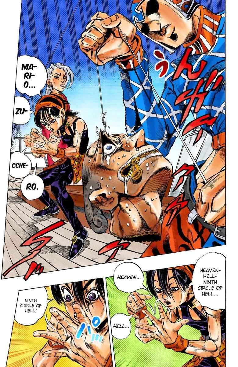 JoJo no Kimyou na Bouken: Part 5 - Ougon no Kaze Color-ban Chapter 23 - Page 8