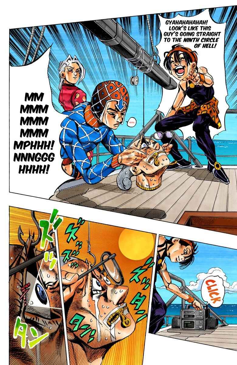 JoJo no Kimyou na Bouken: Part 5 - Ougon no Kaze Color-ban Chapter 23 - Page 9