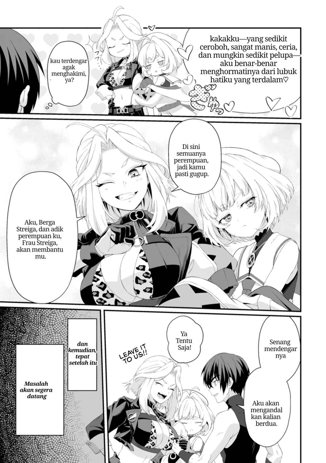 Teisou Gyakuten Sekai de Yuiitsu no Otoko Kishi no Ore, Onna Kishi Gakuen ni Nyuugaku Shitara Nazeka Eiyou Atsukai Sareta: Zetsurin Skill de Harem Musou Chapter 5.1 - Page 3