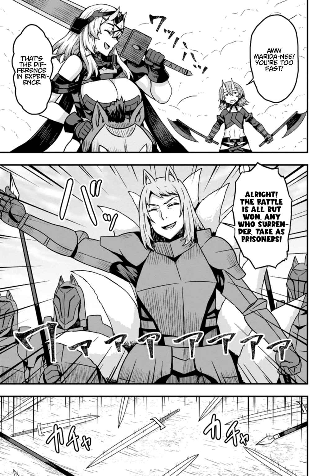 Isekai Saikyou no Yome desu ga, Yoru no Tatakai wa Ore no Hou ga Tsuyoi You desu - Chiryaku wo Ikashite Nariagaru Harem Senki Chapter 6 - Page 27