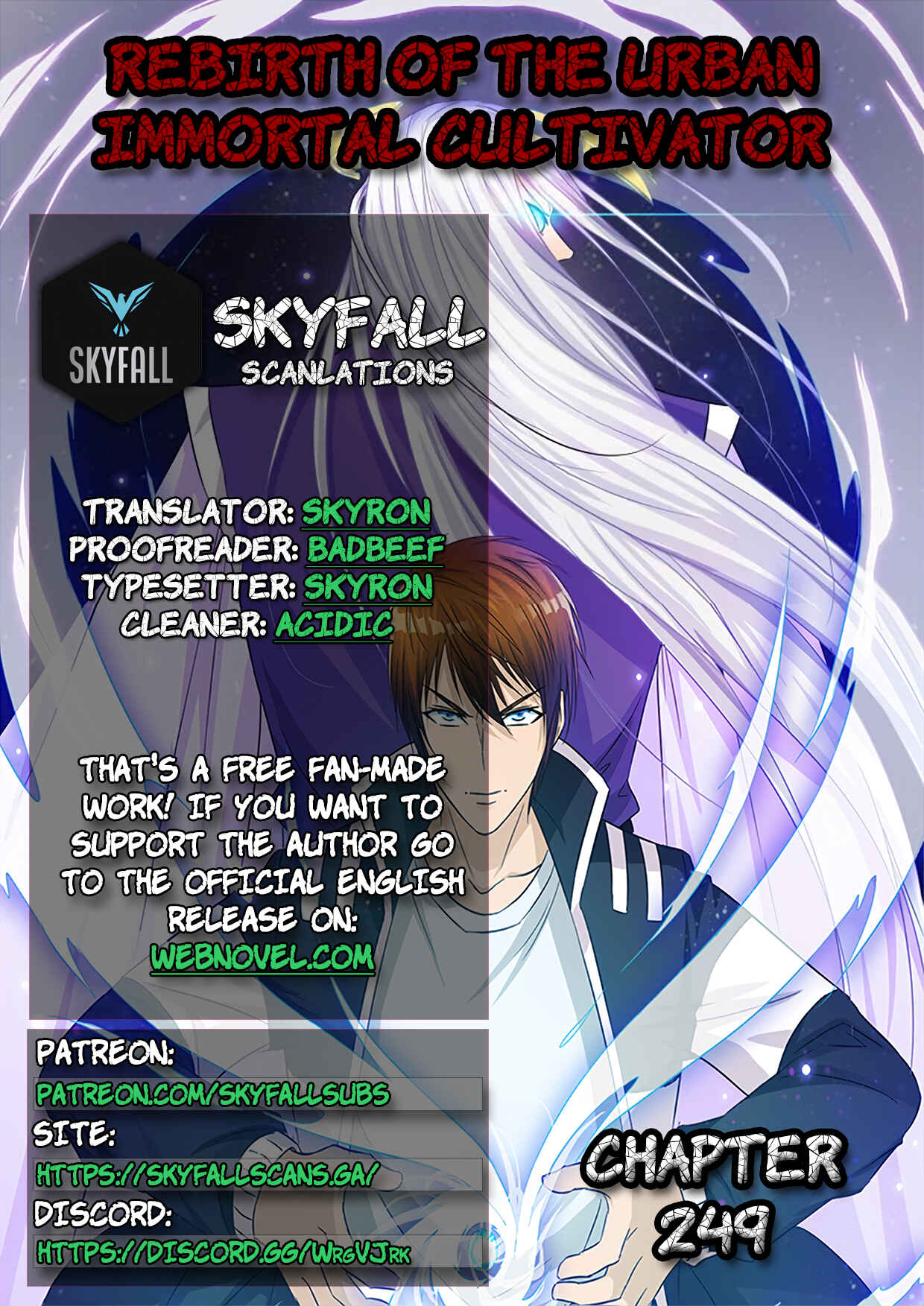 Rebirth of the Urban Immortal Cultivator Chapter 249 - Page 1