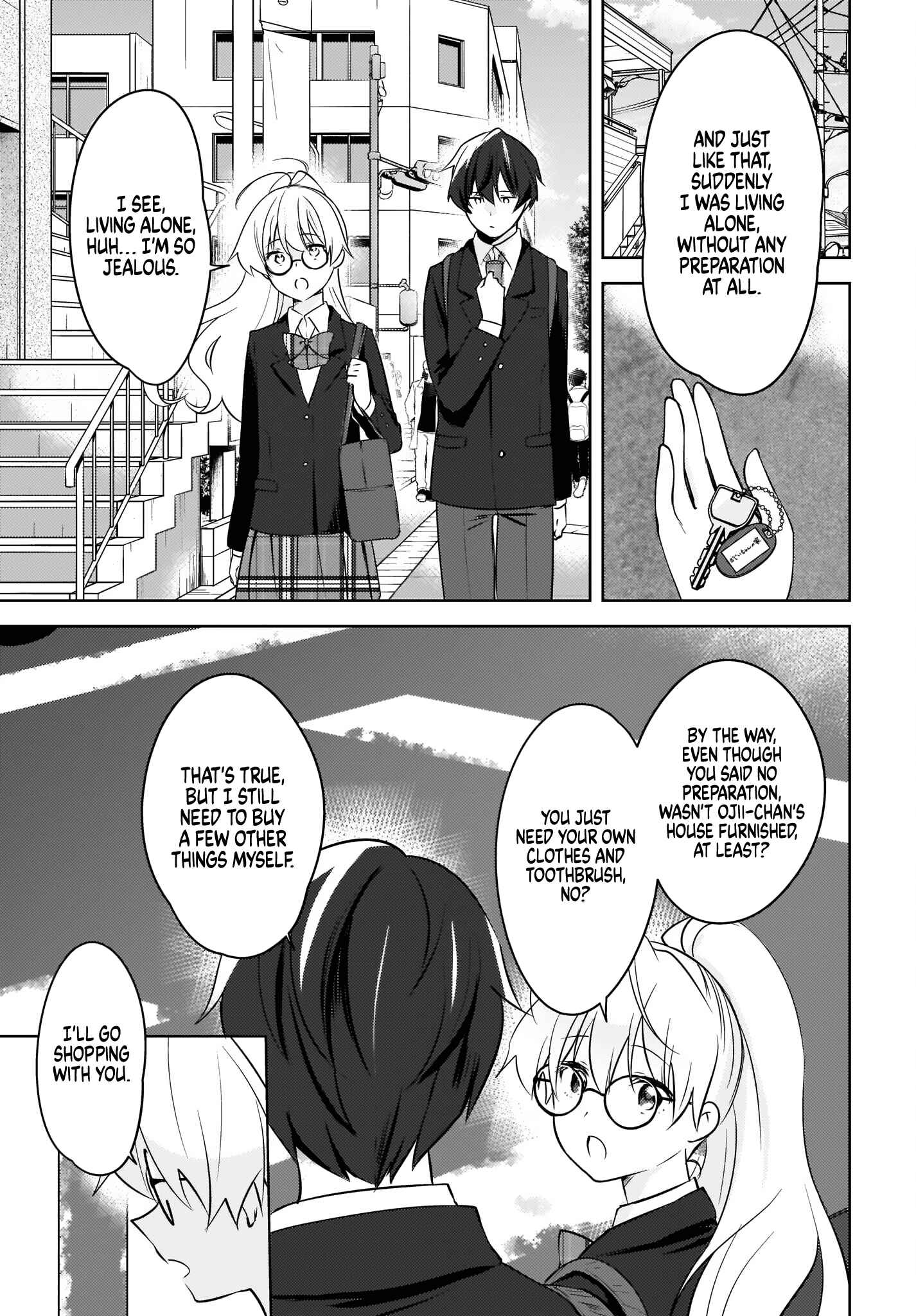Nyanta to Pomeko: Imasara Shinjiteiru to Iwaretemo Mou Teokure da Chapter 9 - Page 5