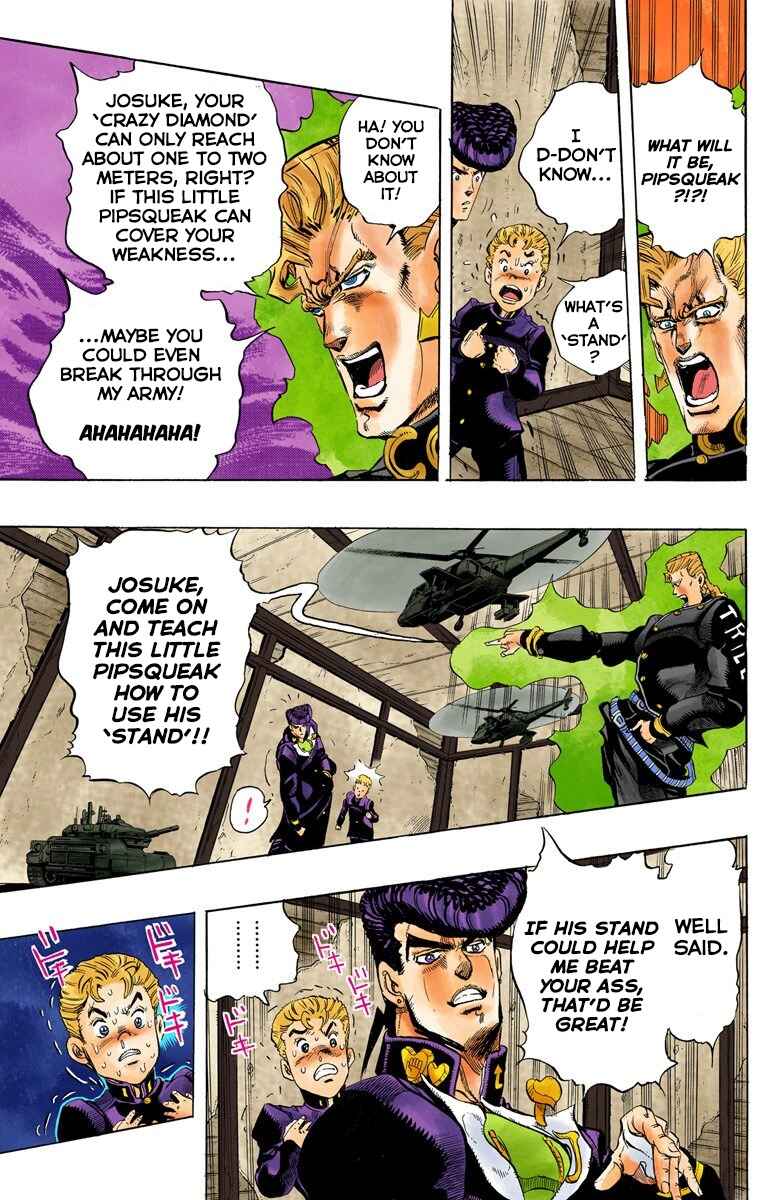 JoJo no Kimyou na Bouken: Part 4 - Diamond wa Kudakenai Color-ban Chapter 14 - Page 10