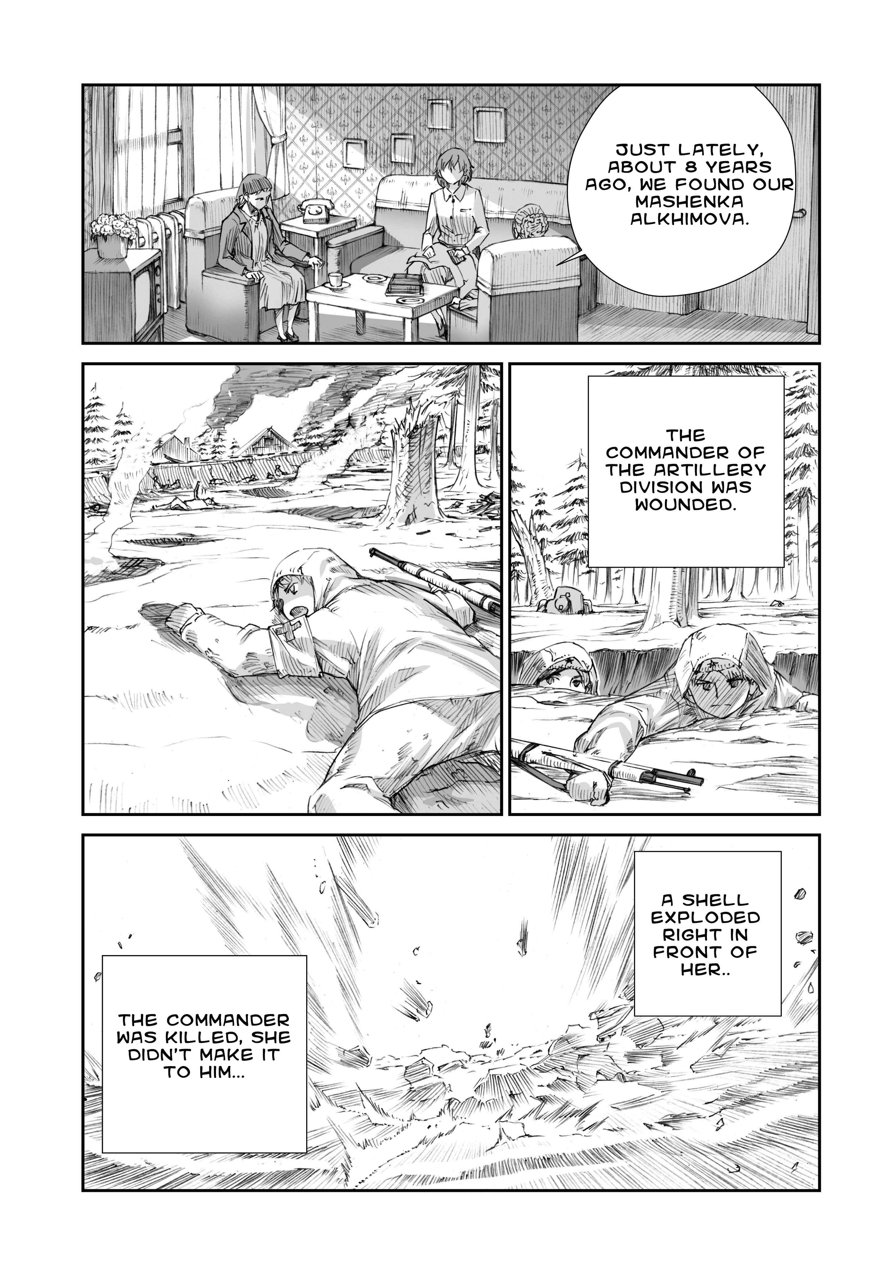 Sensou wa Onna no Kao wo Shiteinai Chapter 3.2 - Page 14