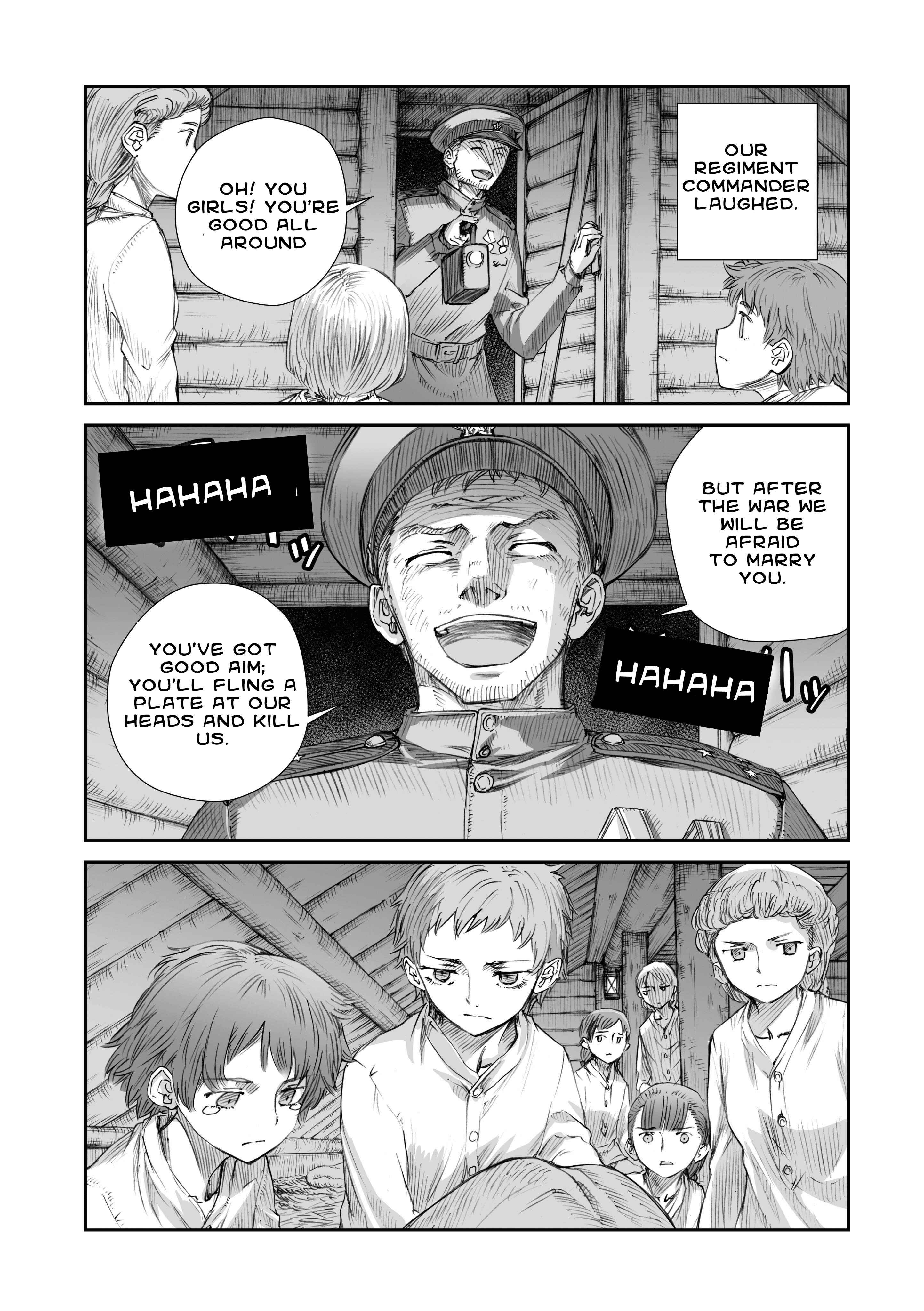Sensou wa Onna no Kao wo Shiteinai Chapter 3.2 - Page 2