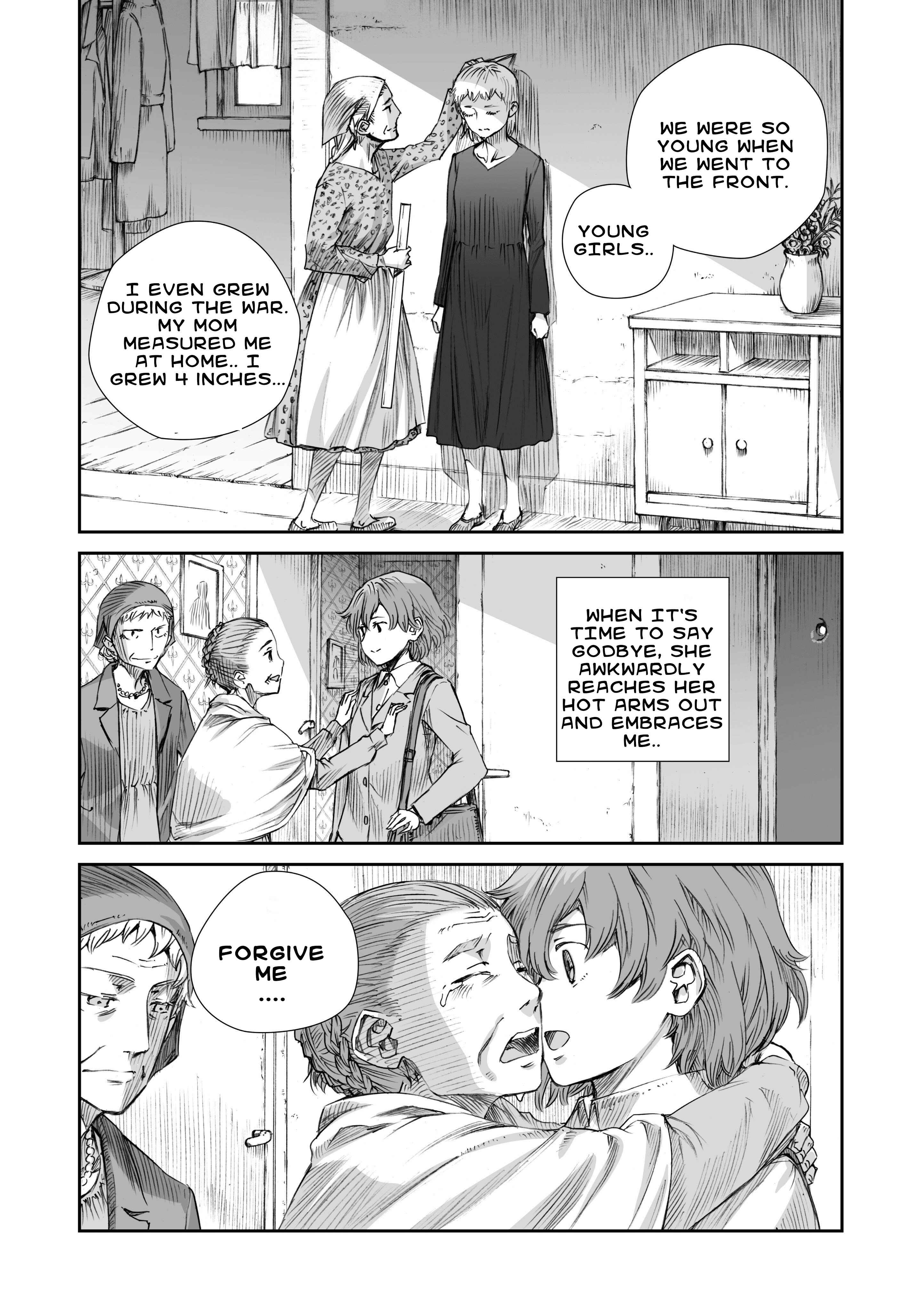 Sensou wa Onna no Kao wo Shiteinai Chapter 3.2 - Page 21