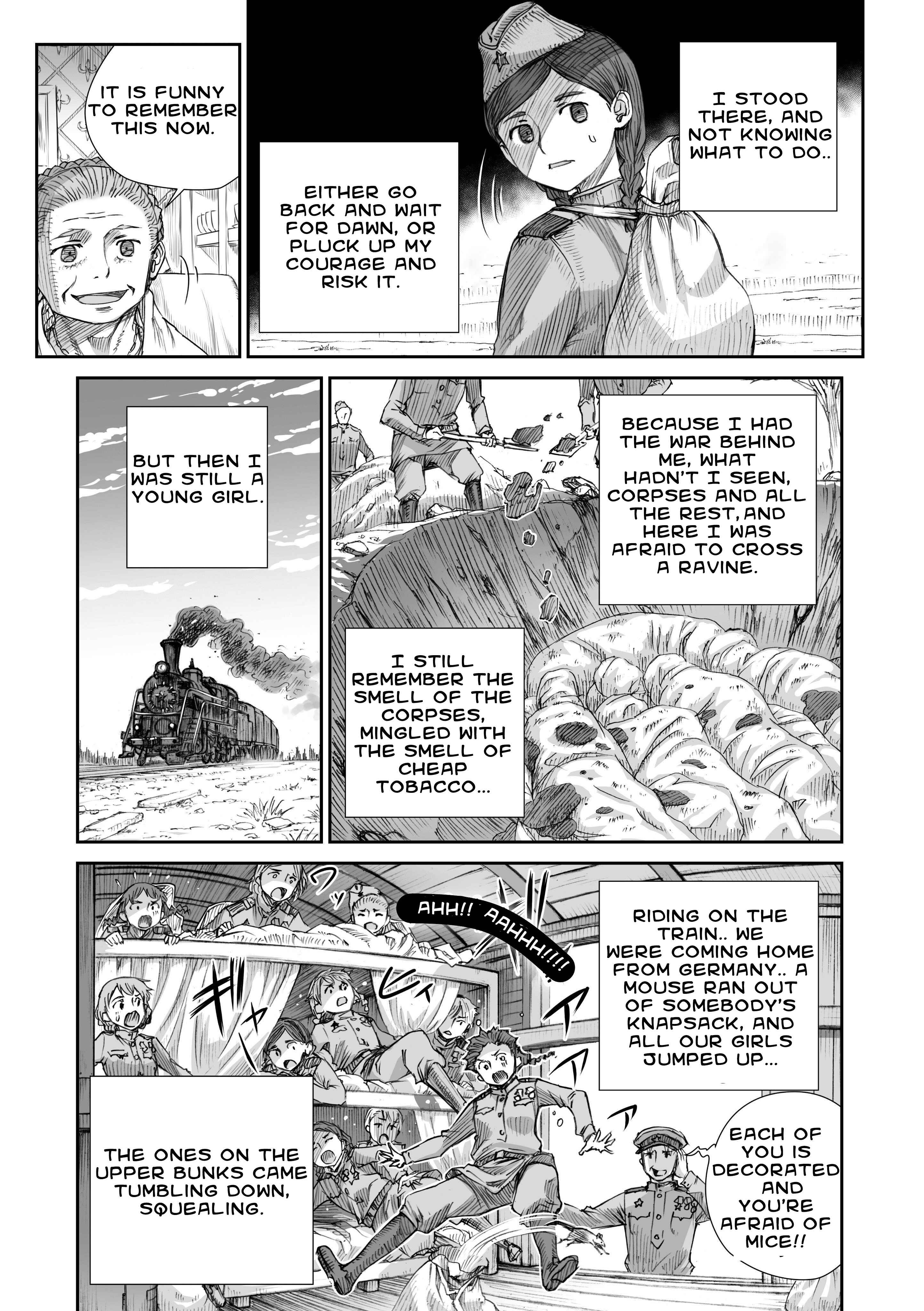 Sensou wa Onna no Kao wo Shiteinai Chapter 3.2 - Page 9