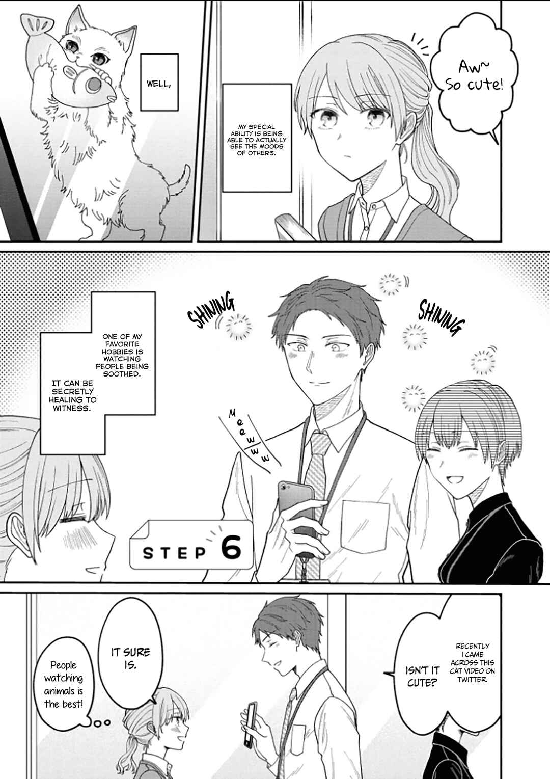 Kuuki ga "Yomeru" Shinnyuu Shain to Buaisou na Senpai Chapter 6 - Page 1