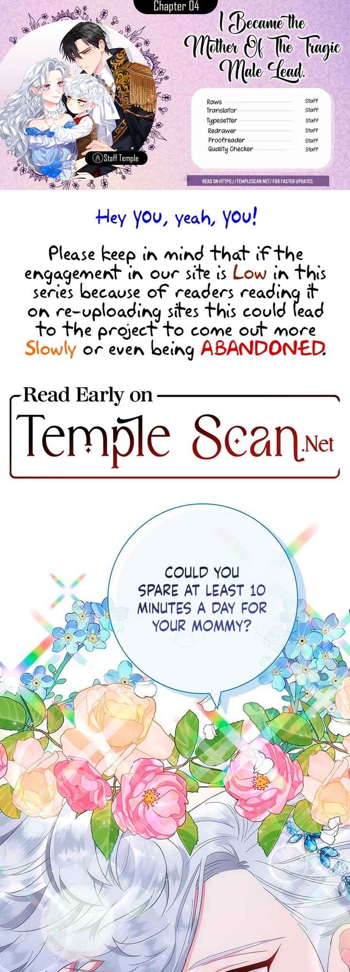 I Became the Mother of the Evil Male Lead Chapter 4 - Page 1