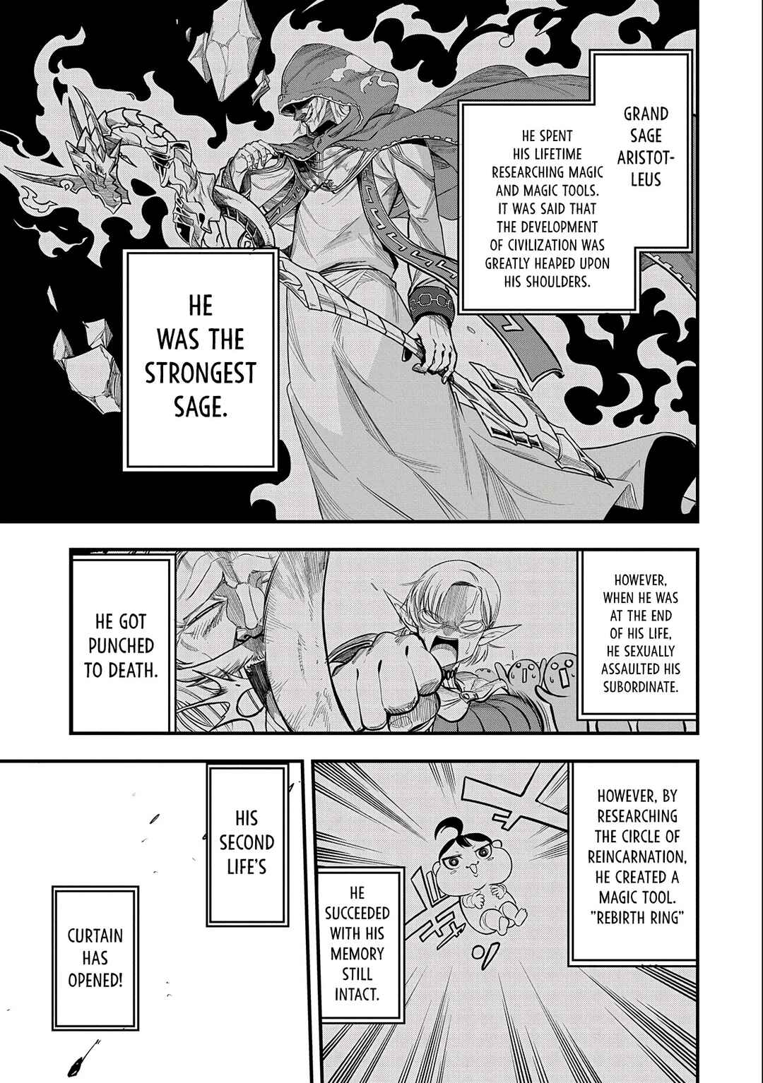 Umareta Chokugo ni Suterareta kedo, Zense ga Daikenja Datta node Yoyuu de Ikitemasu ~Saikyou Akachan Daibousou~ Chapter 2 - Page 3