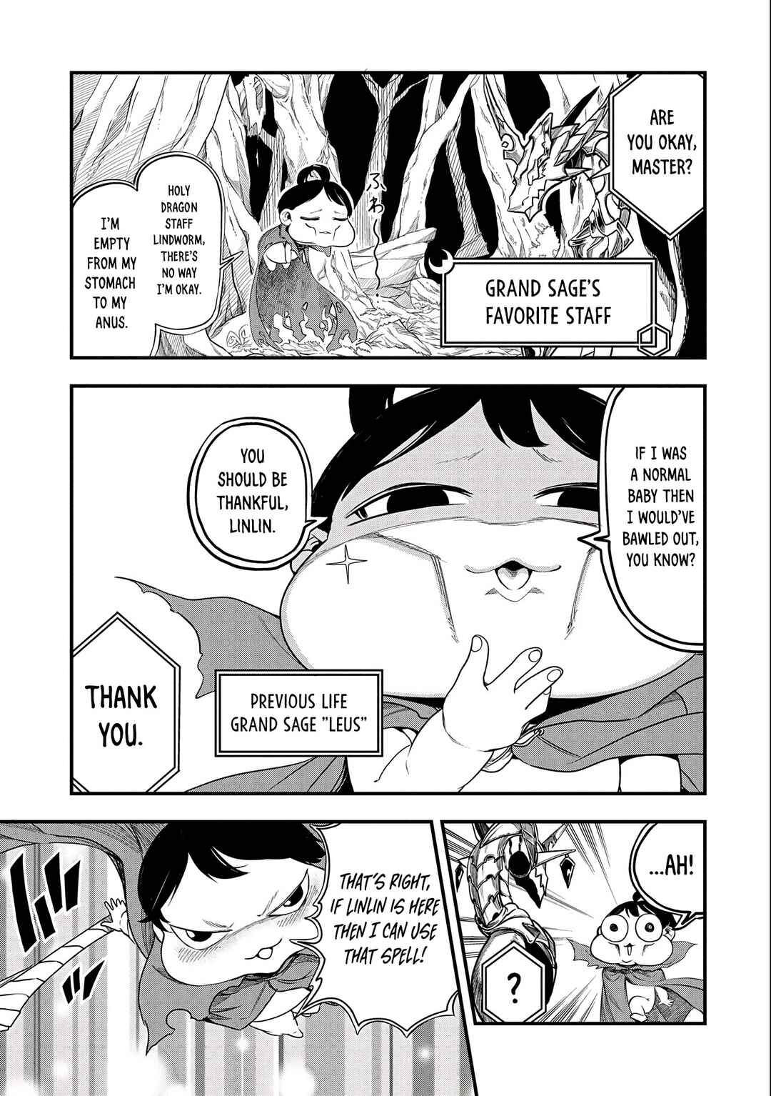 Umareta Chokugo ni Suterareta kedo, Zense ga Daikenja Datta node Yoyuu de Ikitemasu ~Saikyou Akachan Daibousou~ Chapter 2 - Page 5
