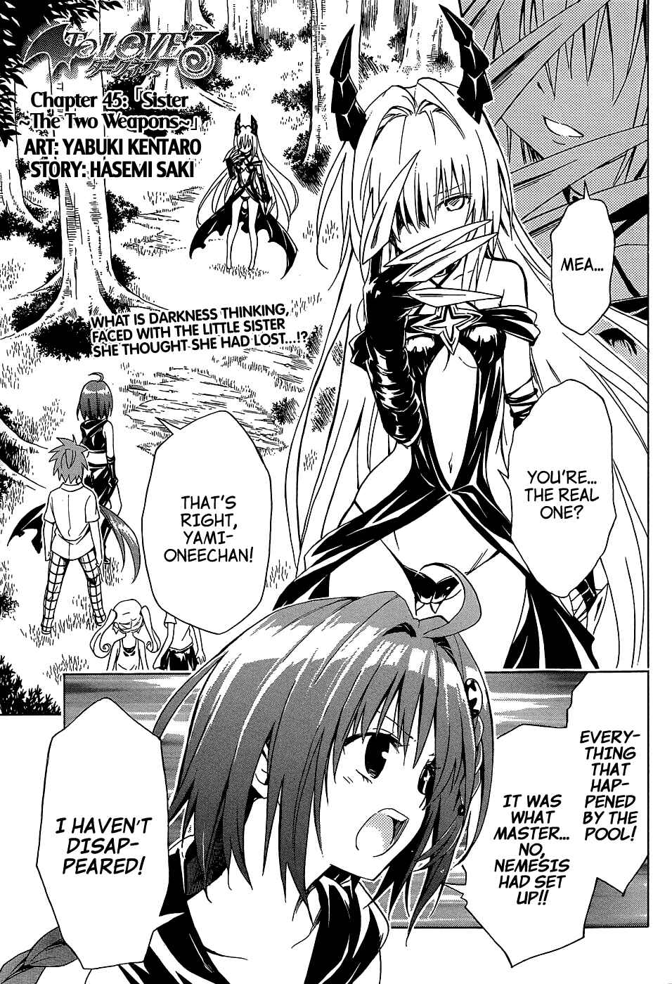 To Love Ru Darkness Chapter 45 - Page 3