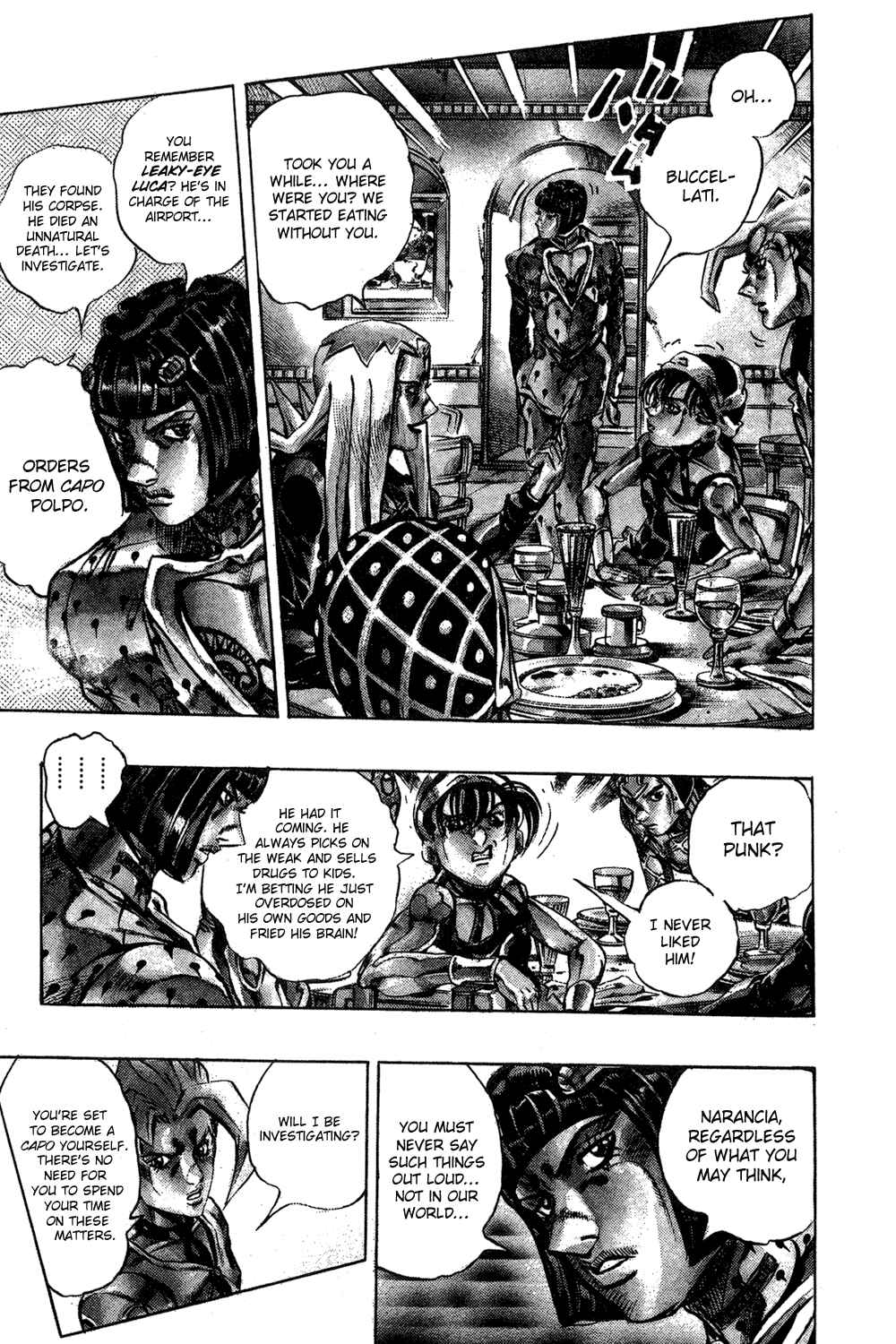 JoJo no Kimyou na Bouken: Part 5 - Ougon no Kaze Chapter 151 - Page 3