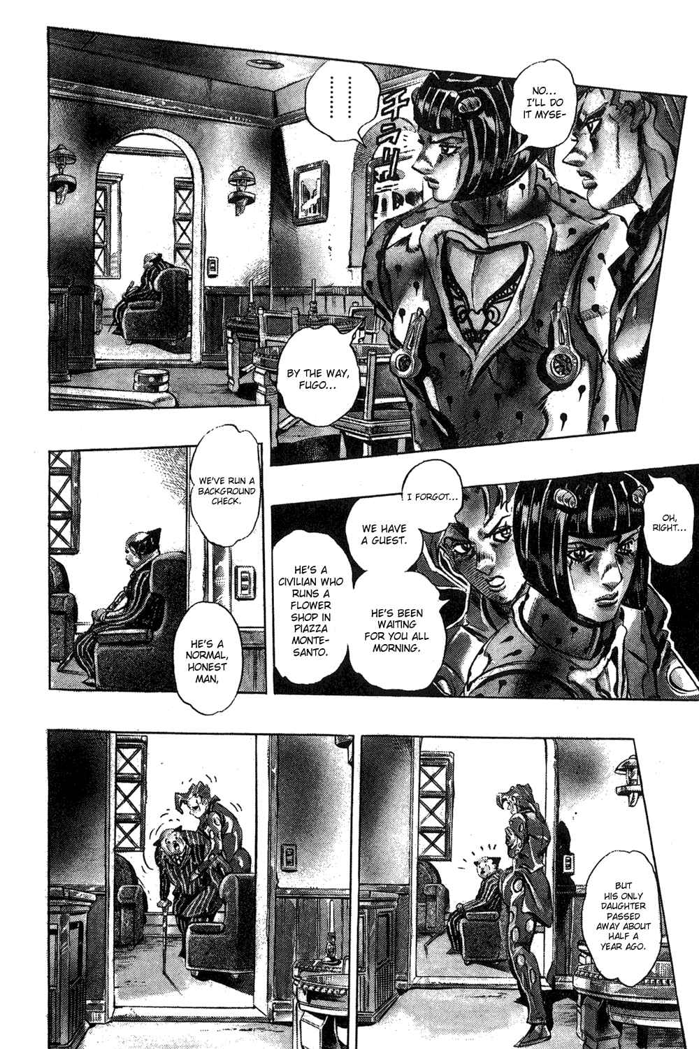 JoJo no Kimyou na Bouken: Part 5 - Ougon no Kaze Chapter 151 - Page 4
