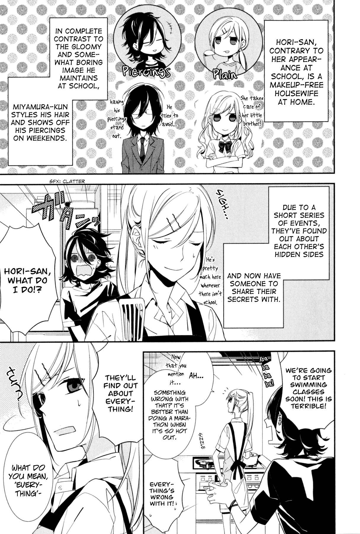Horimiya Chapter 2 - Page 1