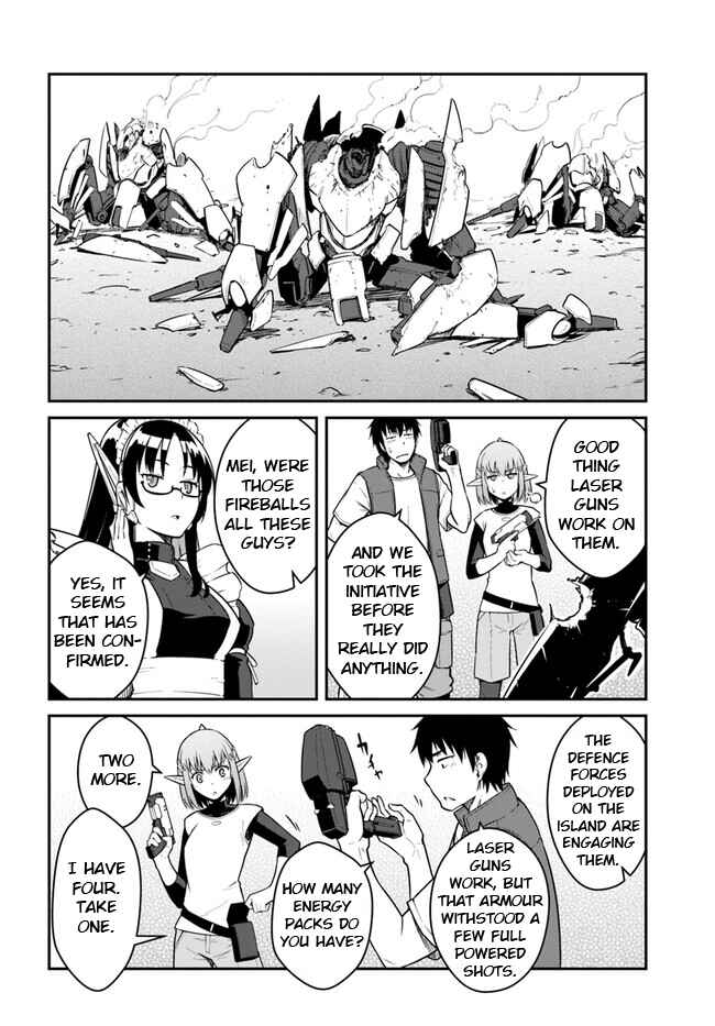 Mezametara Saikyou Soubi to Uchuusen-mochi datta node, Ikkodate Mezashite Youhei to shite Jiyuu ni Ikitai Chapter 30.1 - Page 4