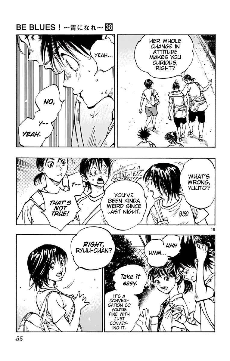 BE BLUES ~Ao ni Nare~ Chapter 372 - Page 16