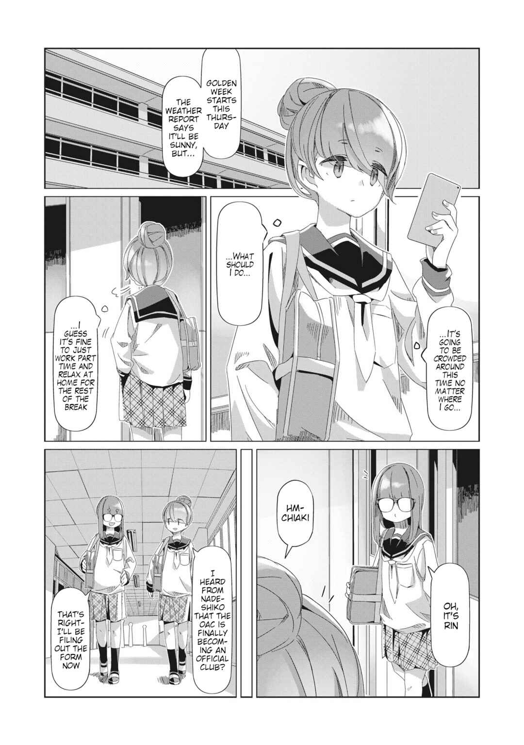 Yuru Camp△ Chapter 87 - Page 1