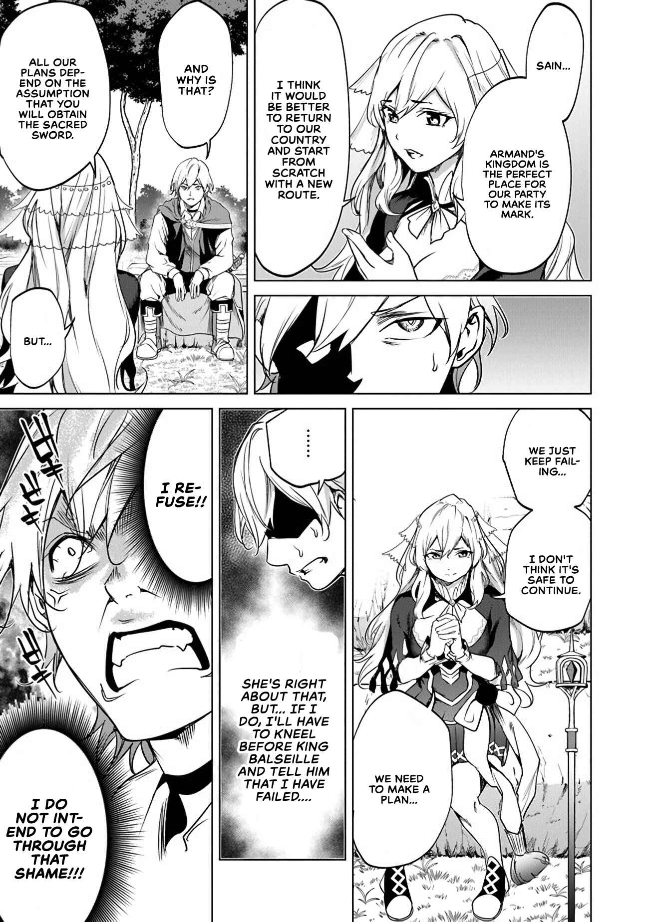 Keikenchi Chochiku de Nonbiri Shoushin Ryokou ~Yuusha to Koibito ni Tsuihou Sareta Senshi no Mujikaku Zamaa~ Chapter 9 - Page 24