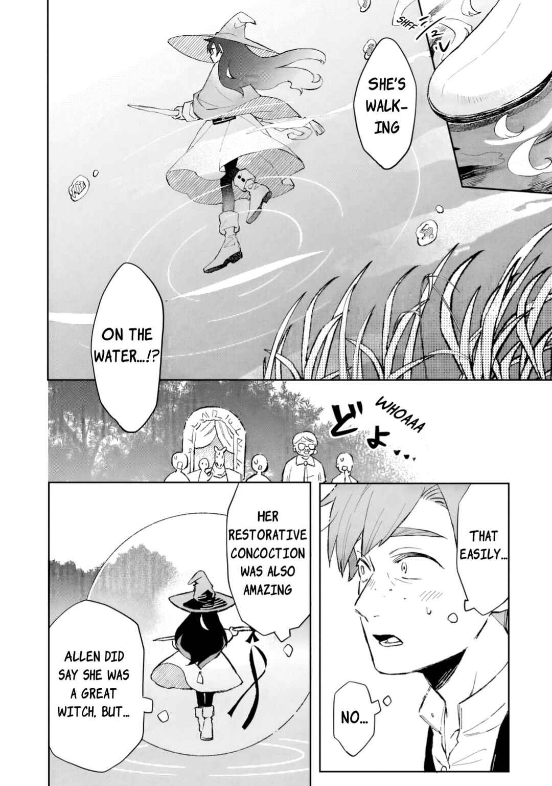 Akatsuki no Majo Lacey wa Jiyuu ni Ikitai: Maou Toubatsu o Oeta node, Nonbiri Omise o Hirakimasu Chapter 9 - Page 27