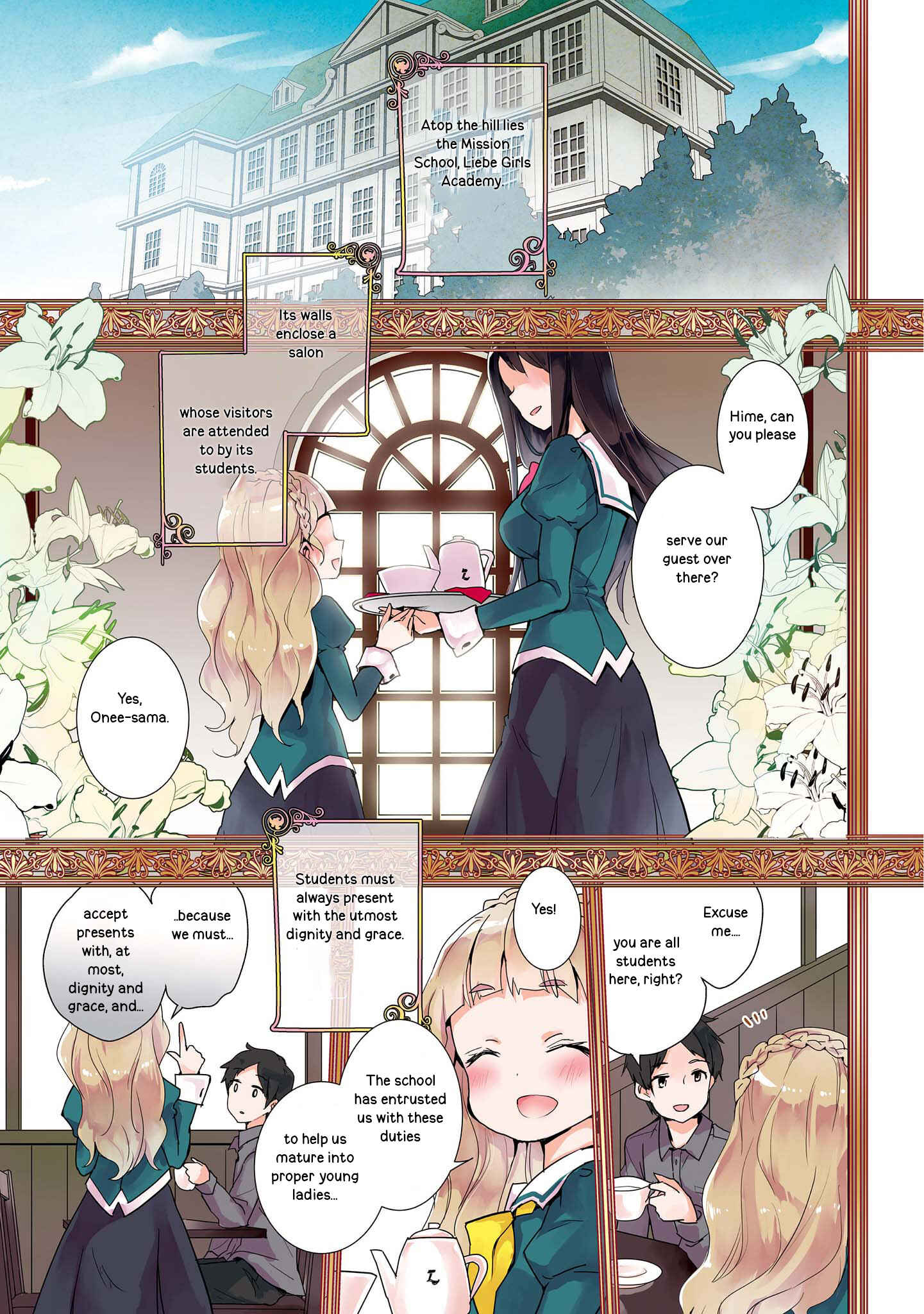 Watashi no Yuri wa Oshigoto desu! Chapter 1 - Page 2