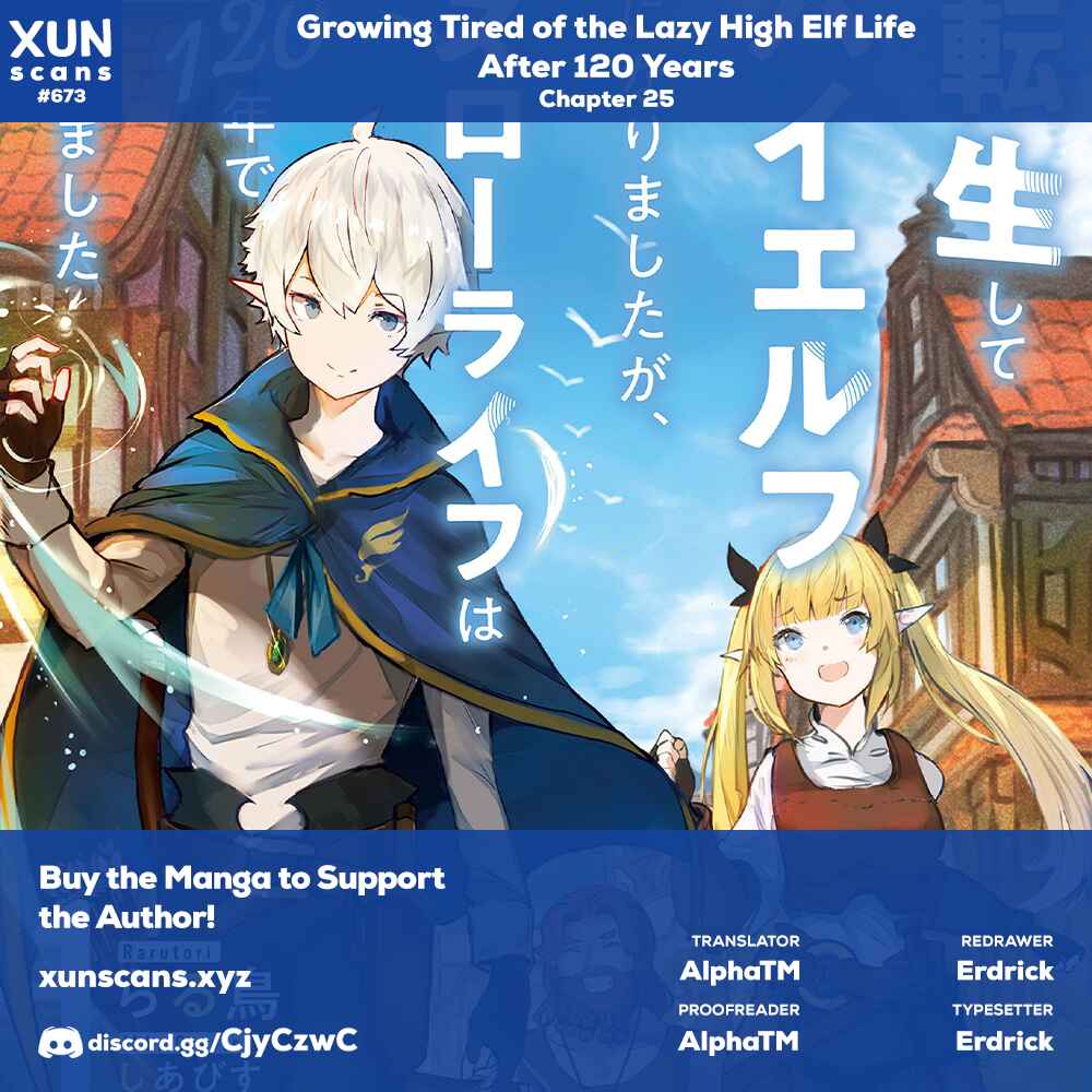 Tensei Shite High Elf ni Narimashitaga, Slow Life wa 120-nen de Akimashita - Highelf with a Long Life Chapter 25 - Page 1