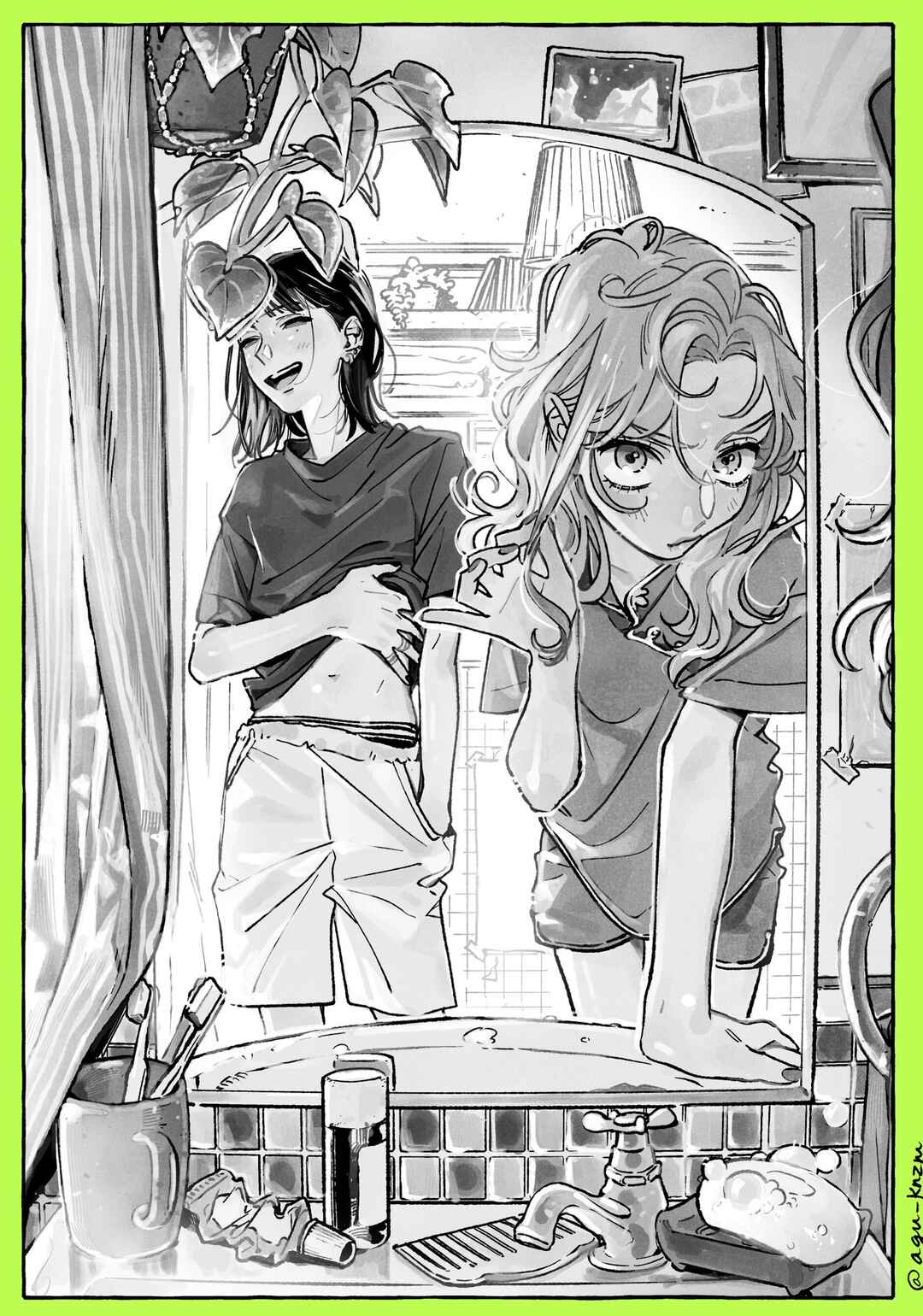 Ki ni Natteru Hito ga Otoko ja Nakatta Chapter 45.1 - Page 1