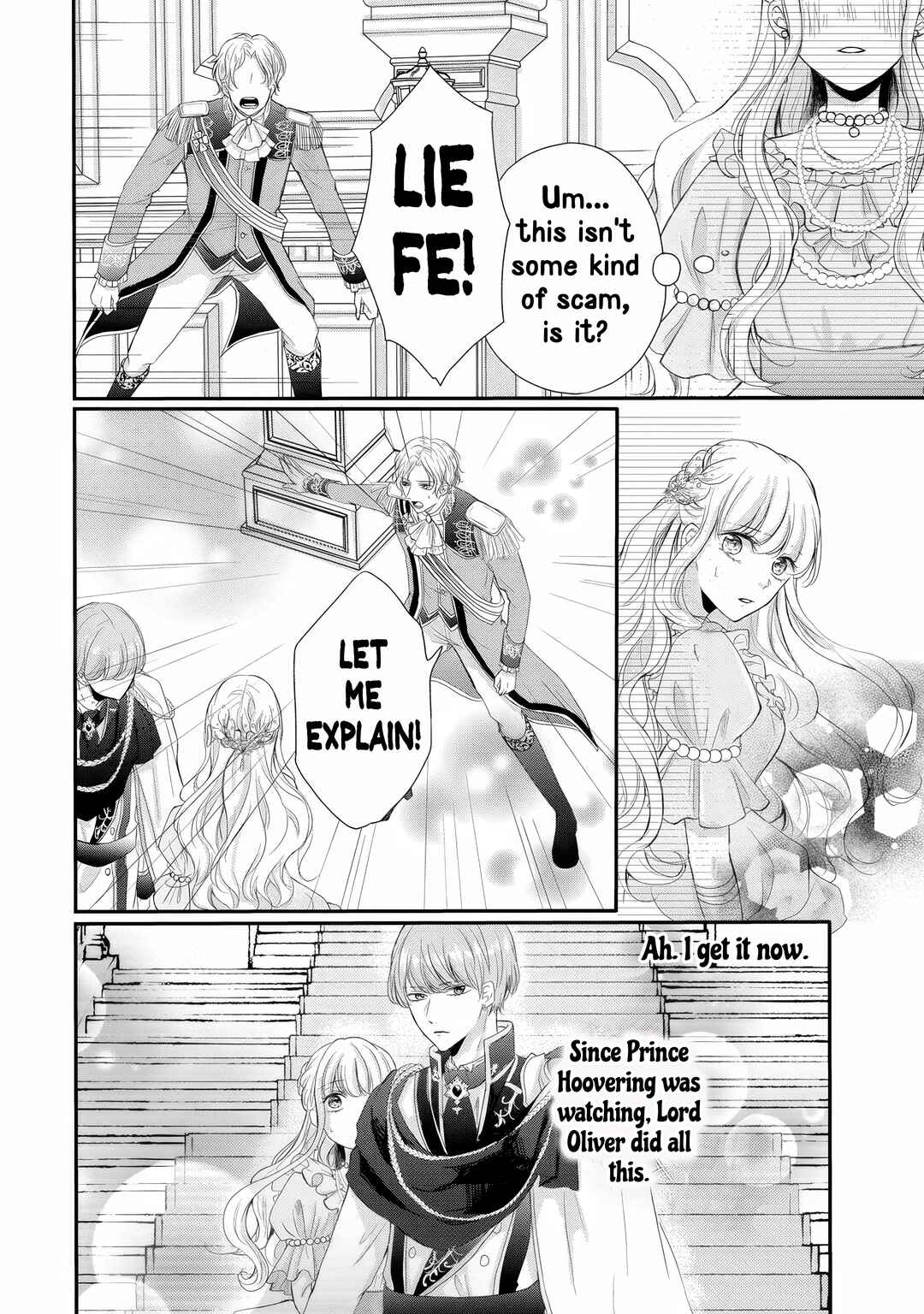Konyakusha ni Wasurerareta Watashi Ringoku no Koutaishi Denka to Gisou Kon'yaku Suru Koto ni Narimashita (※Tadashi, Denka no Honmei wa Watashi Mitai desu!?) Chapter 3 - Page 20