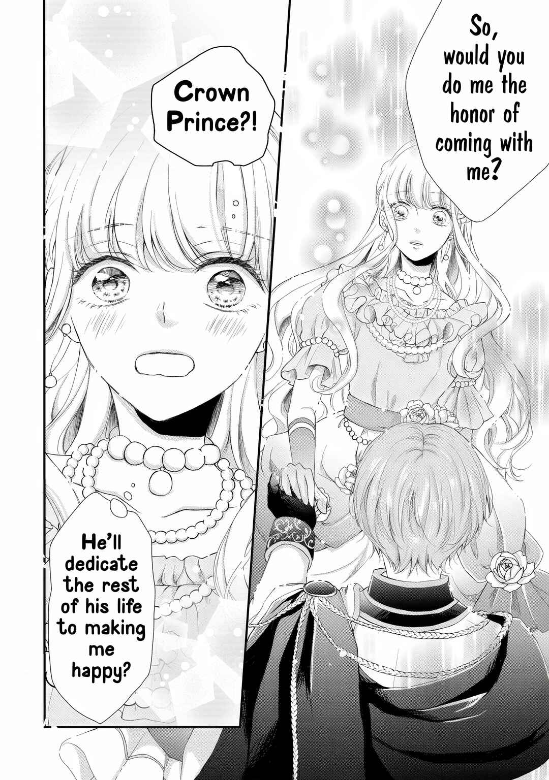 Konyakusha ni Wasurerareta Watashi Ringoku no Koutaishi Denka to Gisou Kon'yaku Suru Koto ni Narimashita (※Tadashi, Denka no Honmei wa Watashi Mitai desu!?) Chapter 3 - Page 4