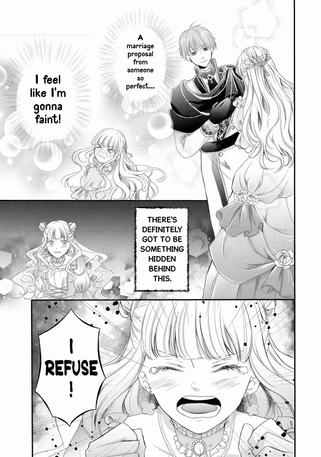 Konyakusha ni Wasurerareta Watashi Ringoku no Koutaishi Denka to Gisou Kon'yaku Suru Koto ni Narimashita (※Tadashi, Denka no Honmei wa Watashi Mitai desu!?) Chapter 3 - Page 7