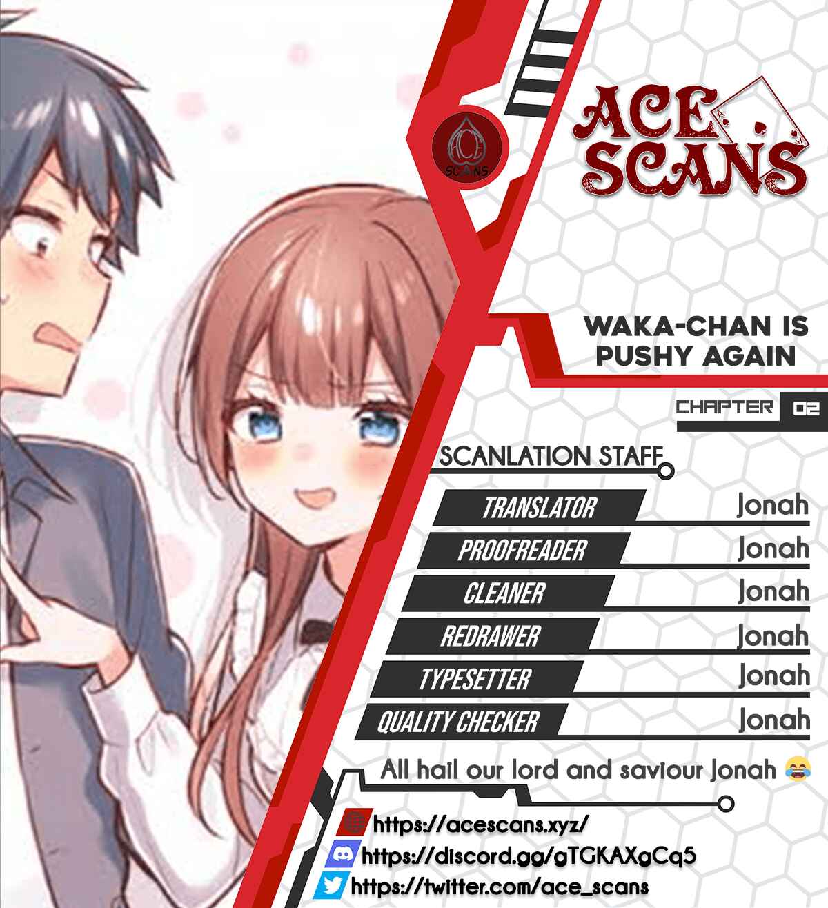 Waka-chan wa Kyou mo Azatoi Chapter 2 - Page 1
