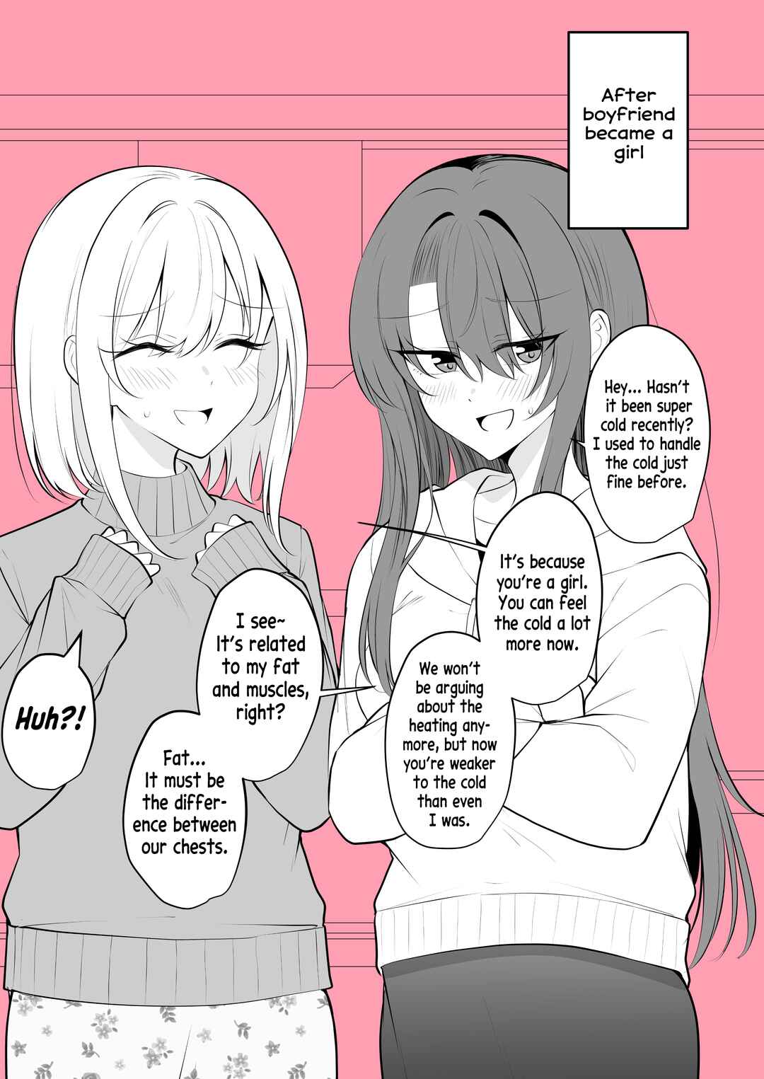Aru Hi Kareshi ga Onnanoko ni Natteshimata Couple no Nichijou Chapter 62 - Page 2
