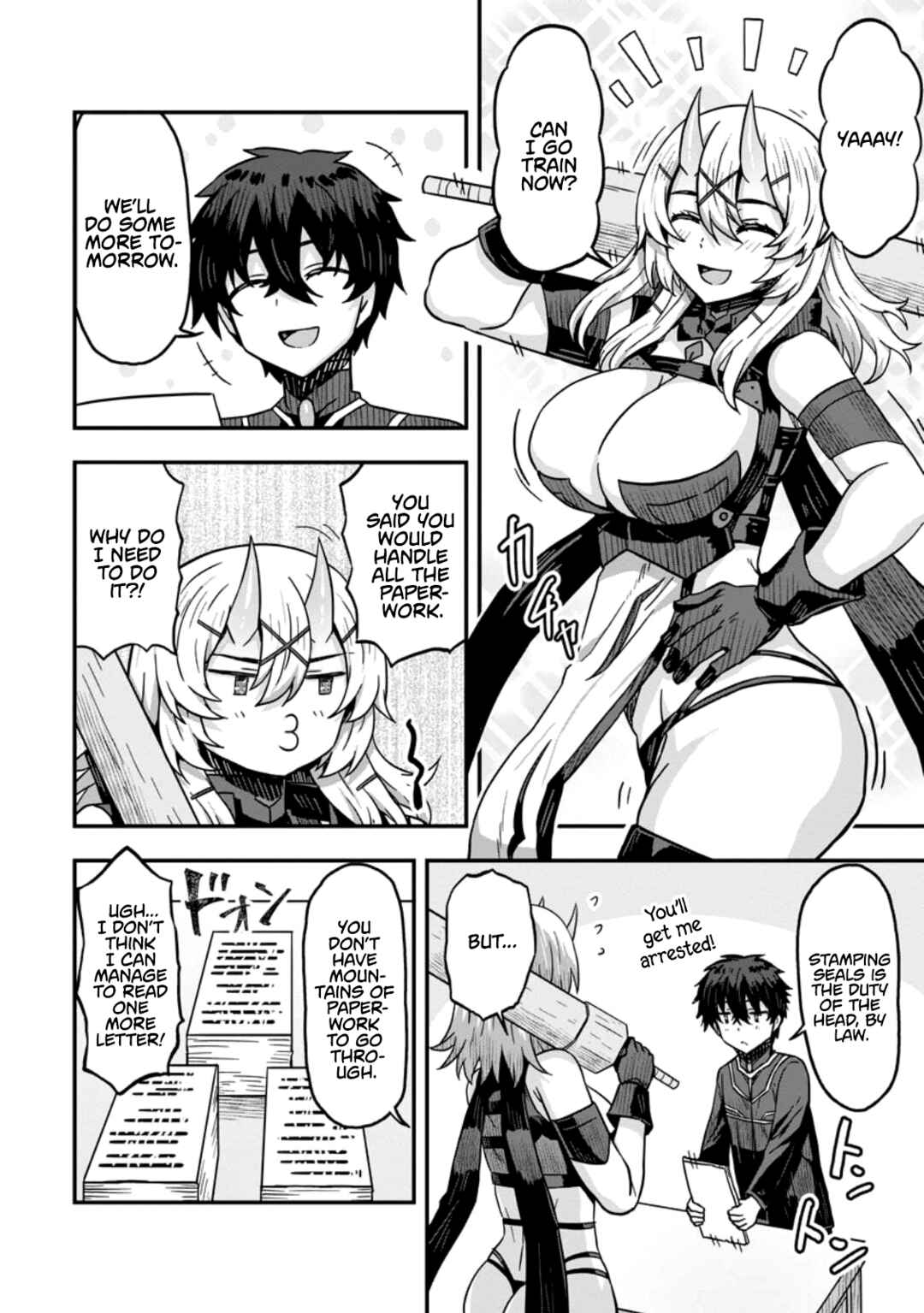 Isekai Saikyou no Yome desu ga, Yoru no Tatakai wa Ore no Hou ga Tsuyoi You desu - Chiryaku wo Ikashite Nariagaru Harem Senki Chapter 4 - Page 2
