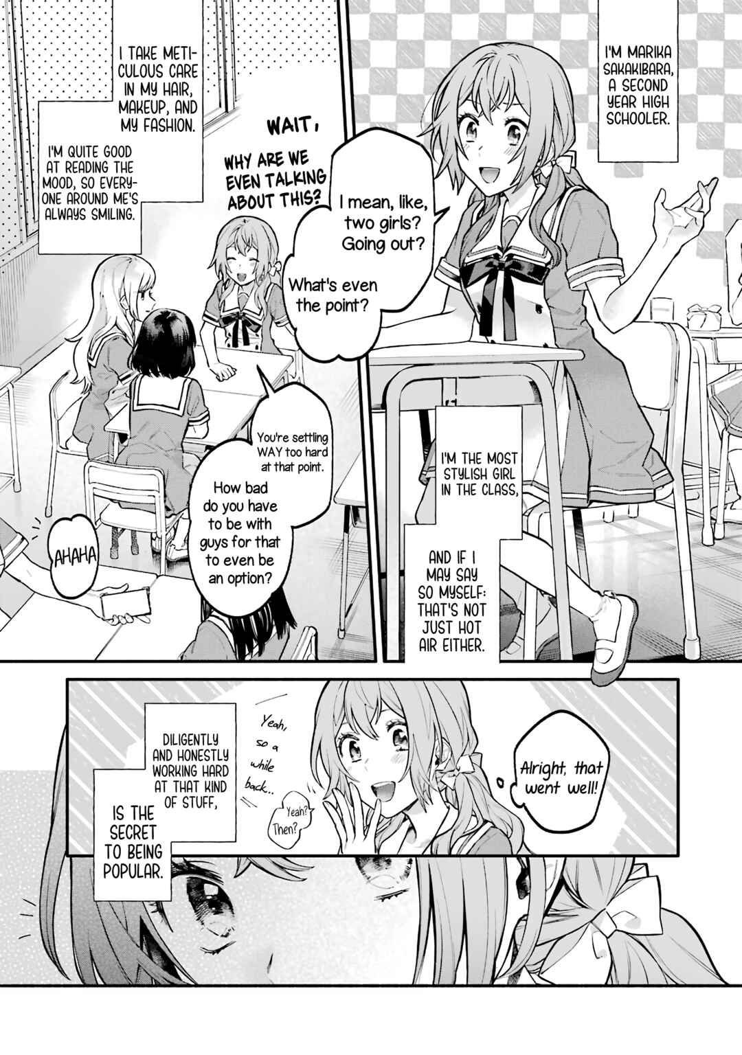 Onna Doushi toka Arienai desho to Iiharu Onnanoko wo, Hyakunichikan de Tetteiteki ni Otosu Yuri no Ohanashi Chapter 1 - Page 9